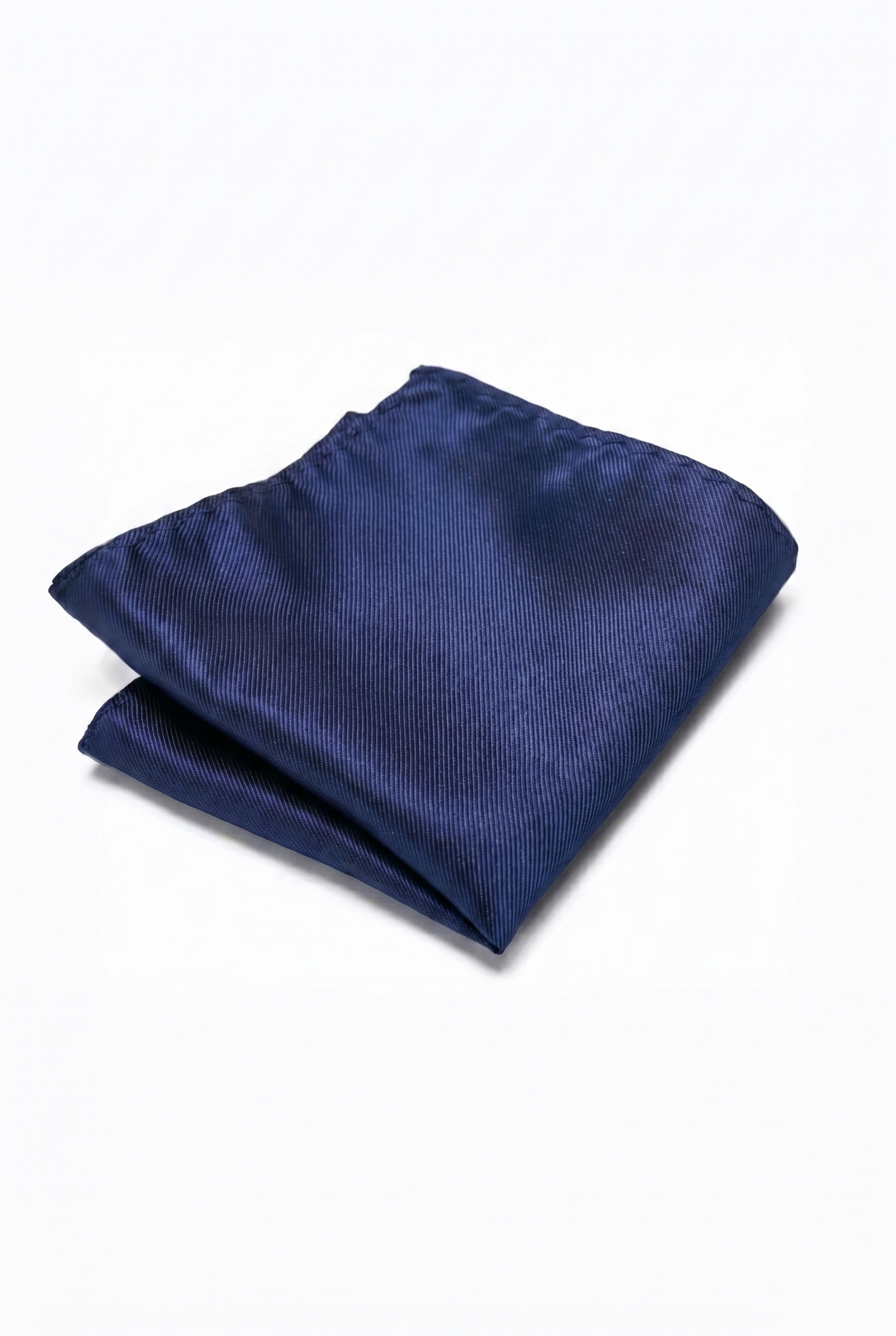 Mouchoir de poche marine soie