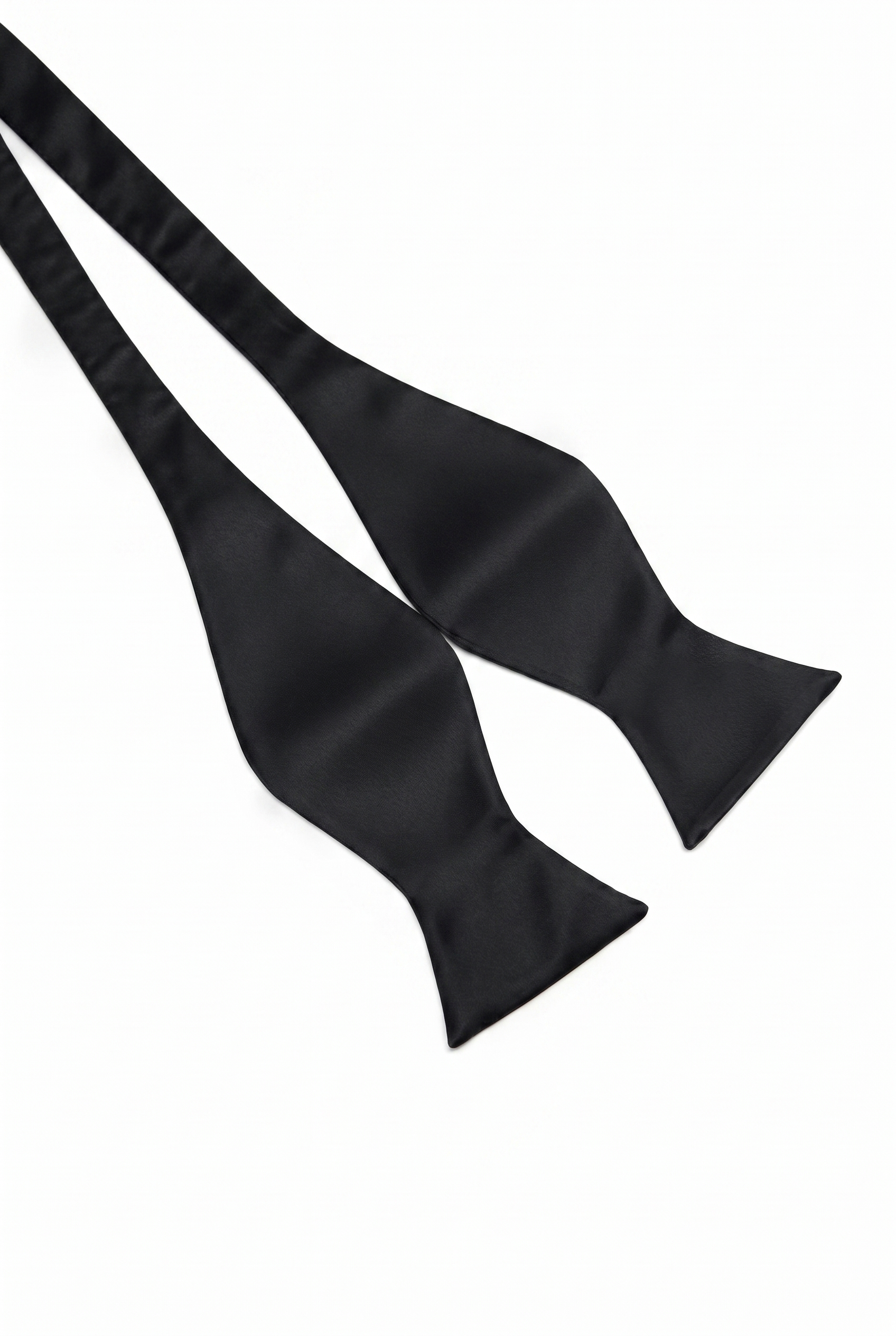 Noeud papillon noir soie