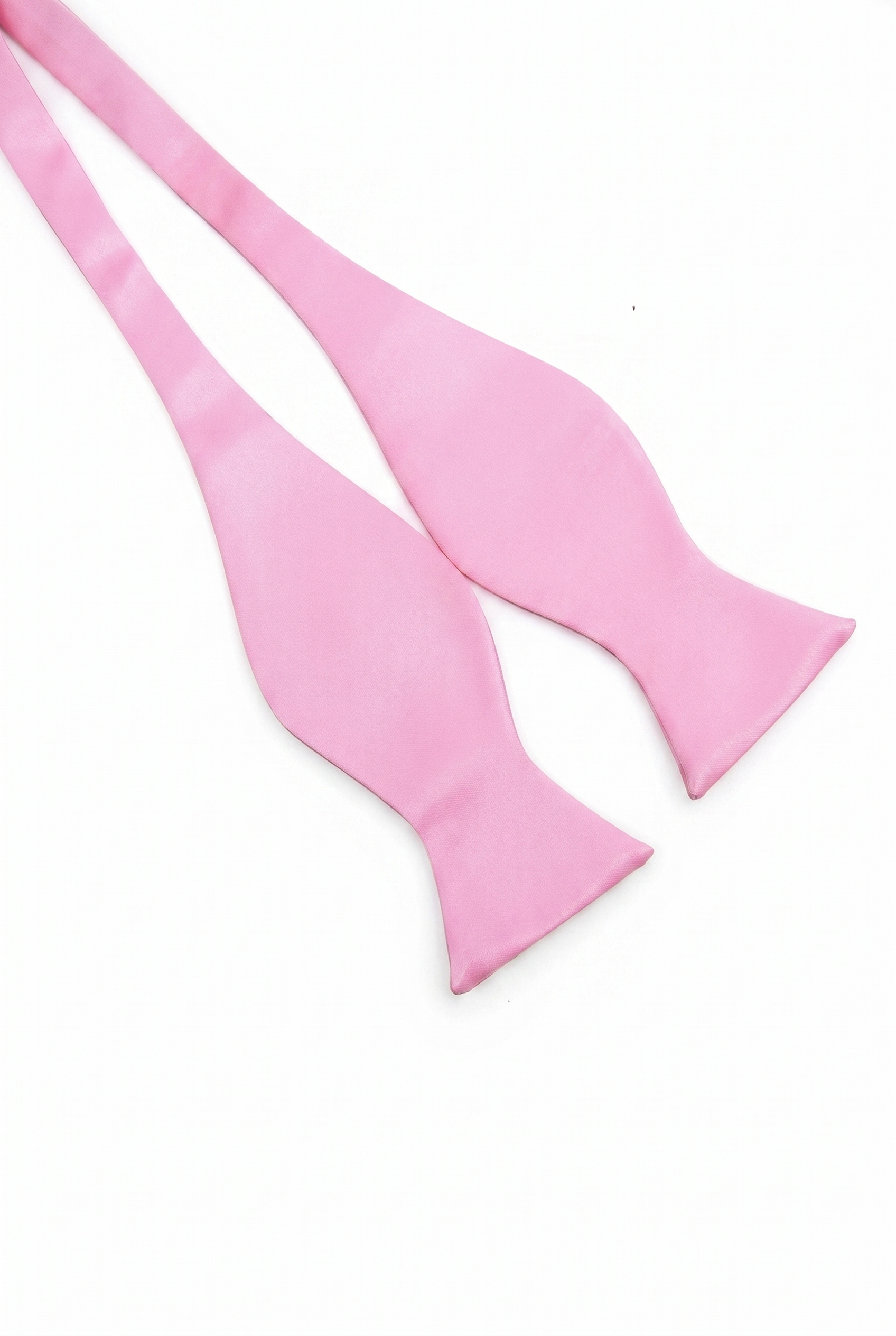 Noeud papillon rose soie