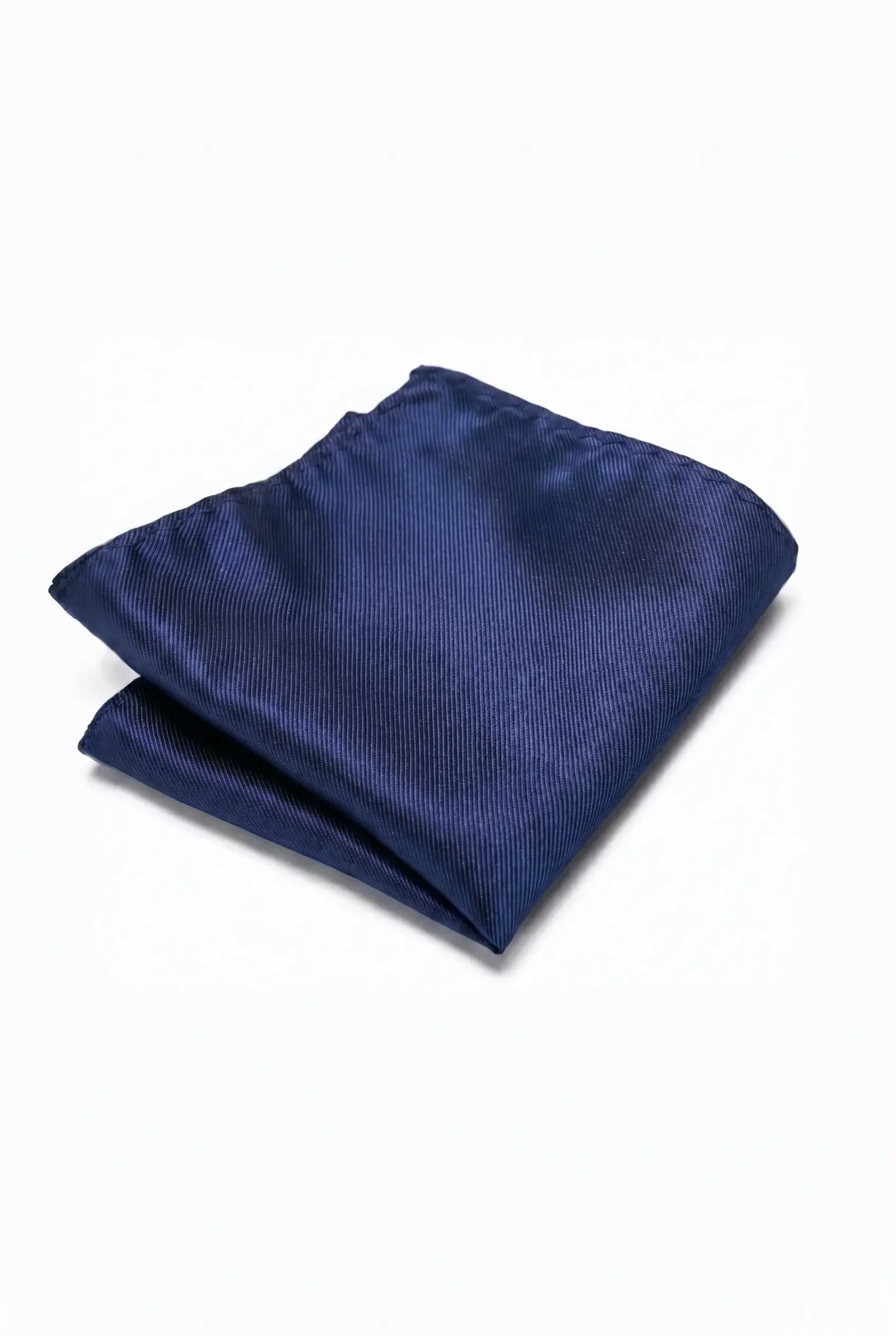 Mouchoir de poche marine soie