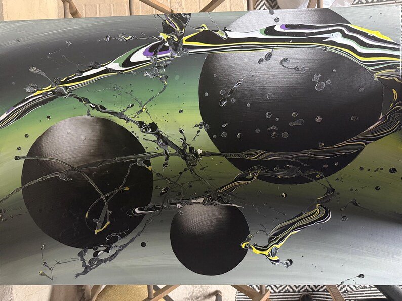 Weird Space #2 Original Painting by Chris Carr