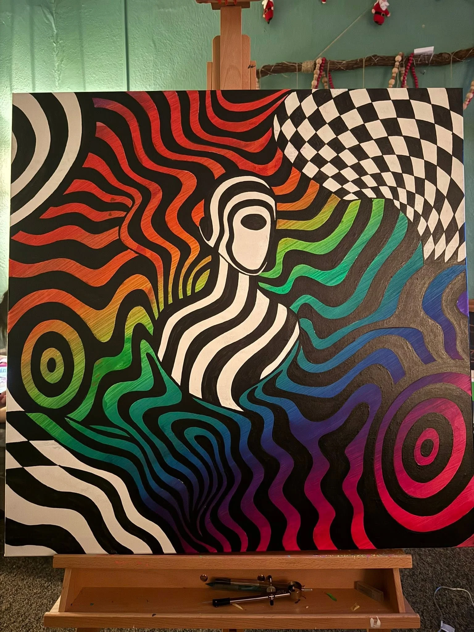Psyclops Original Painting by Chris Carr