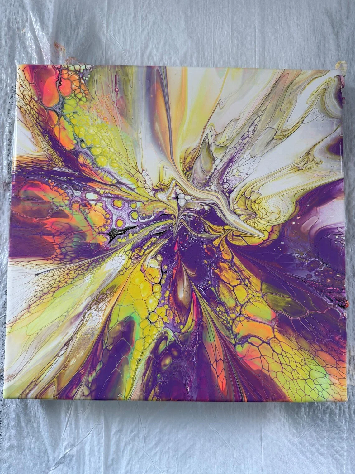 Psychedelic Blowout Original Painting by Chris Carr
