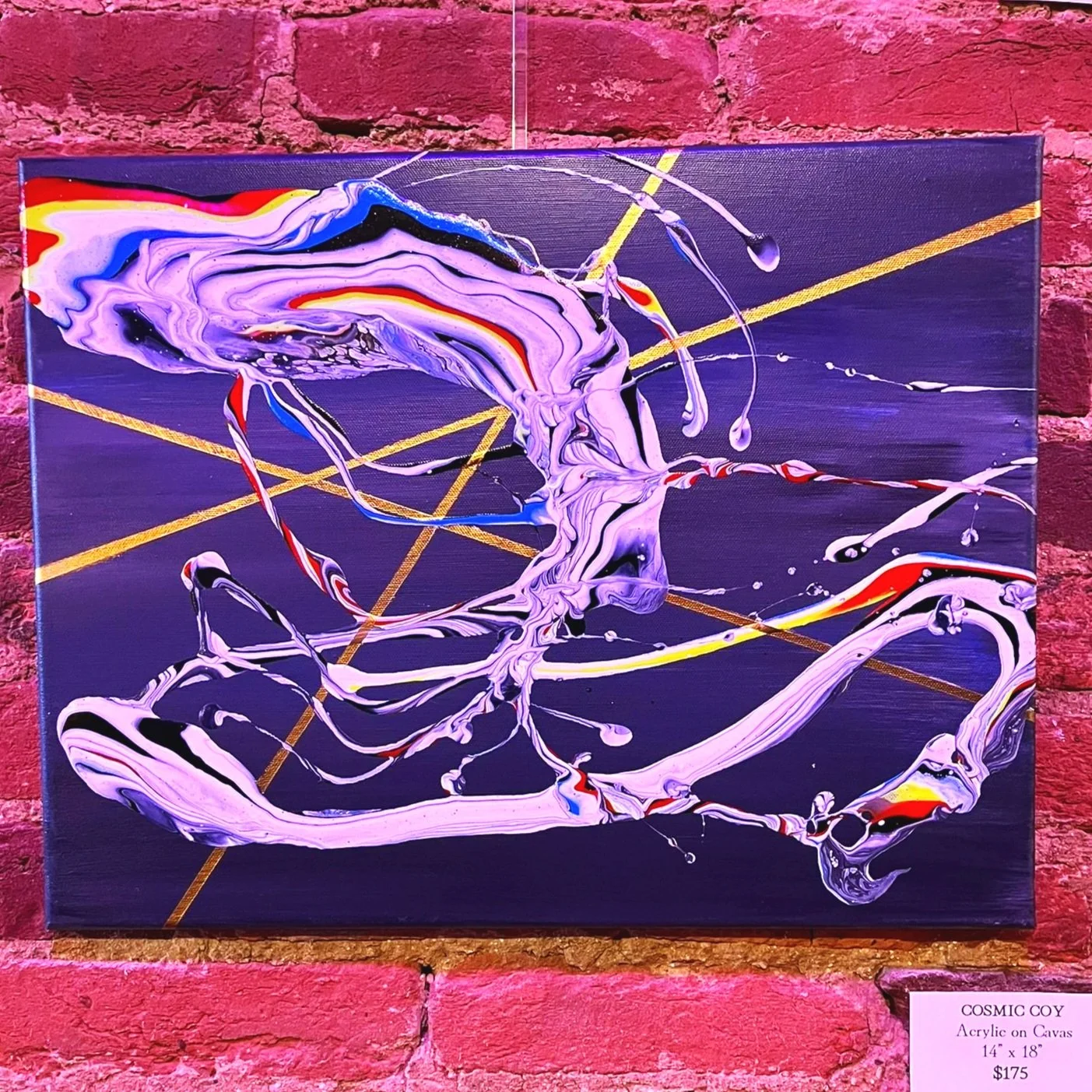 Cosmic Coy Original Painting by Chris Carr