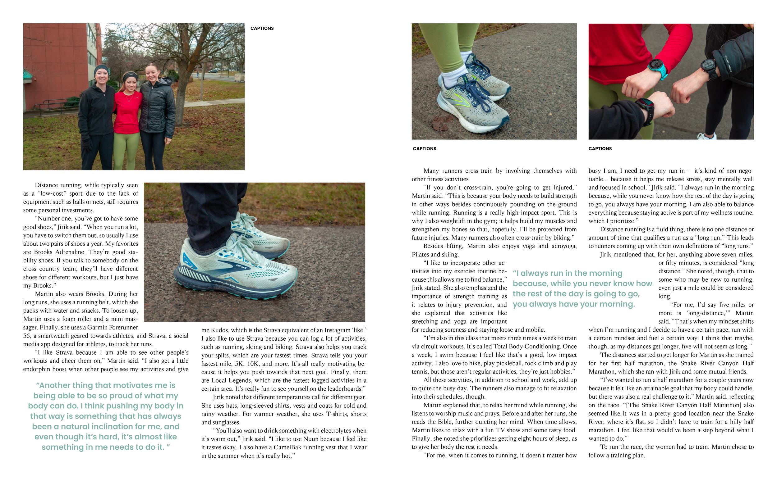 Blot Spring 2024 Running spread 2