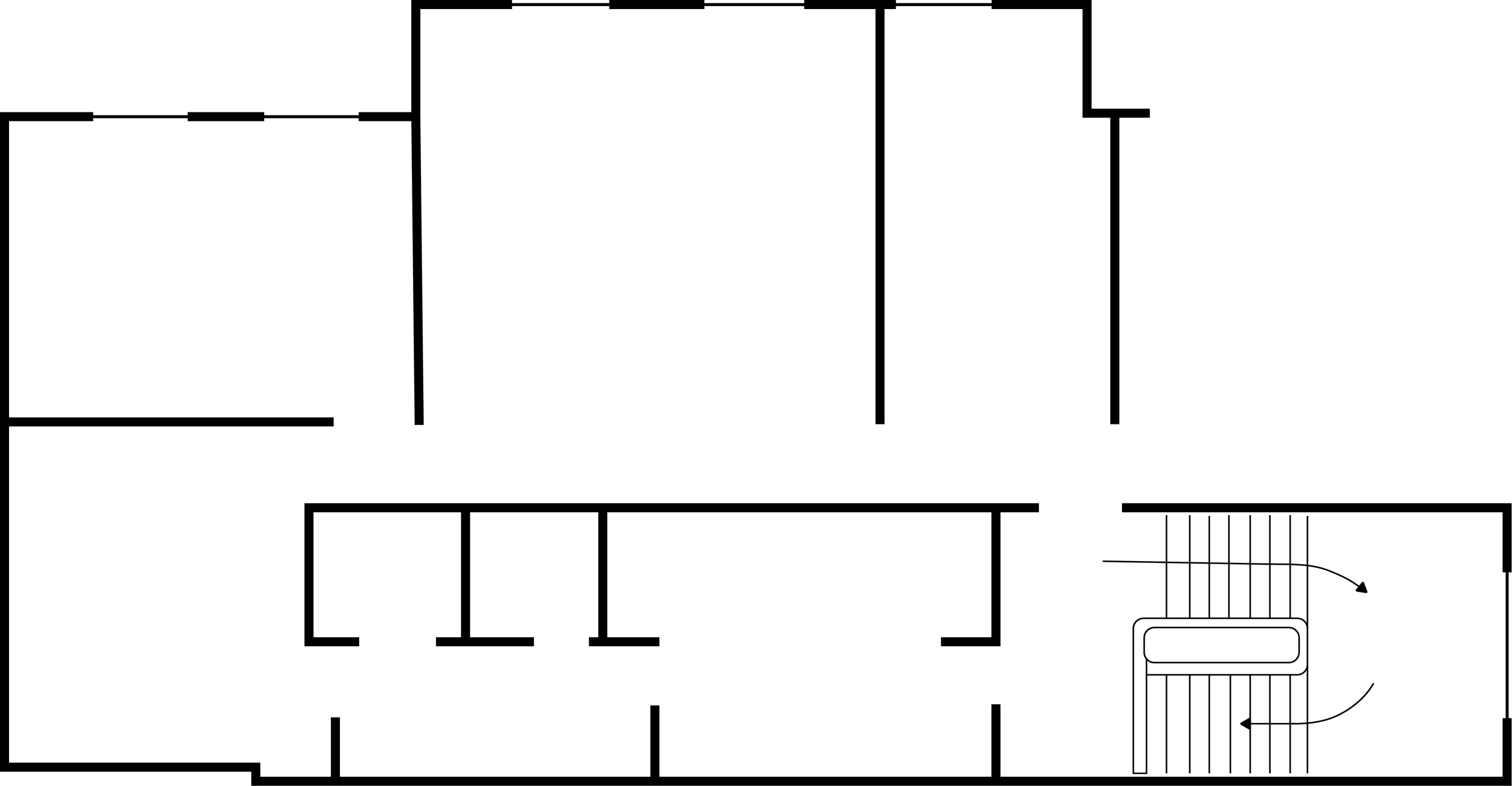 Map of the fourth floor. Used in the app prototype. Pulled from the original app and simplified in Adobe Illustrator.