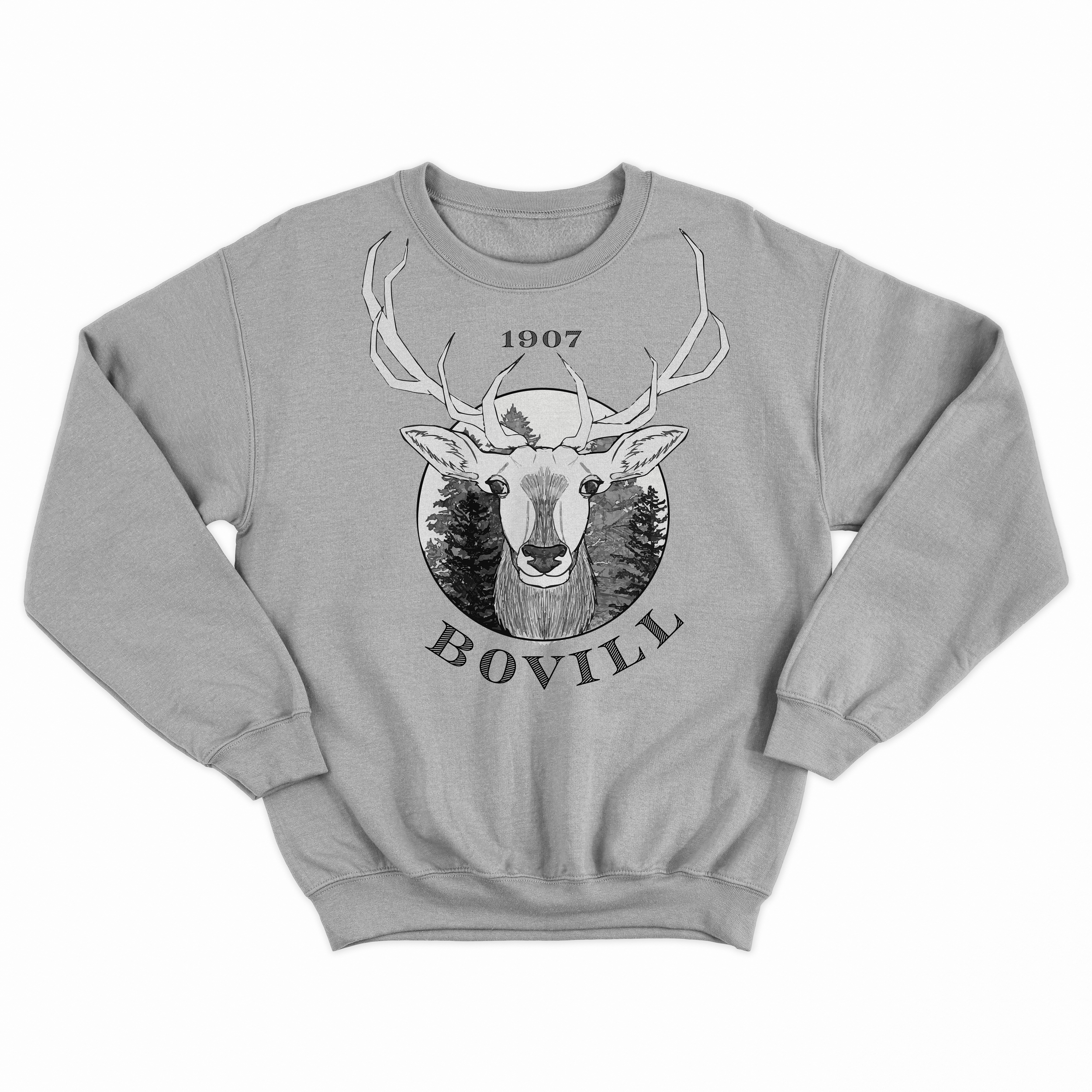 Bovill sweatshirt mockup.