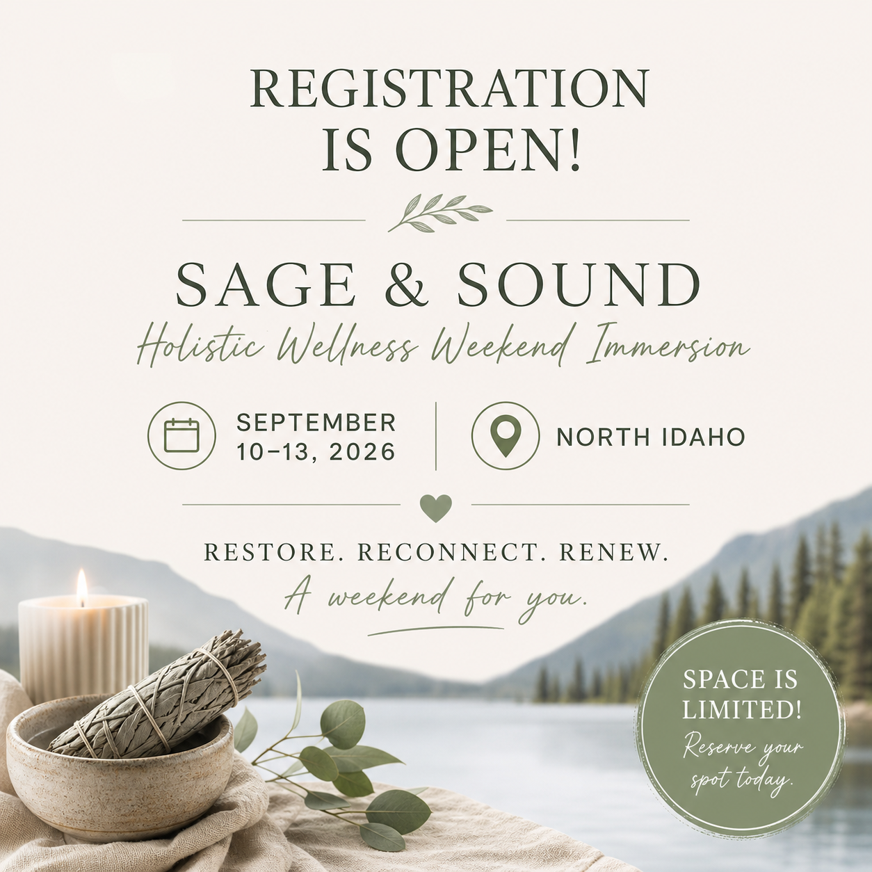Sage & Sound Holistic Wellness Weekend Immersion