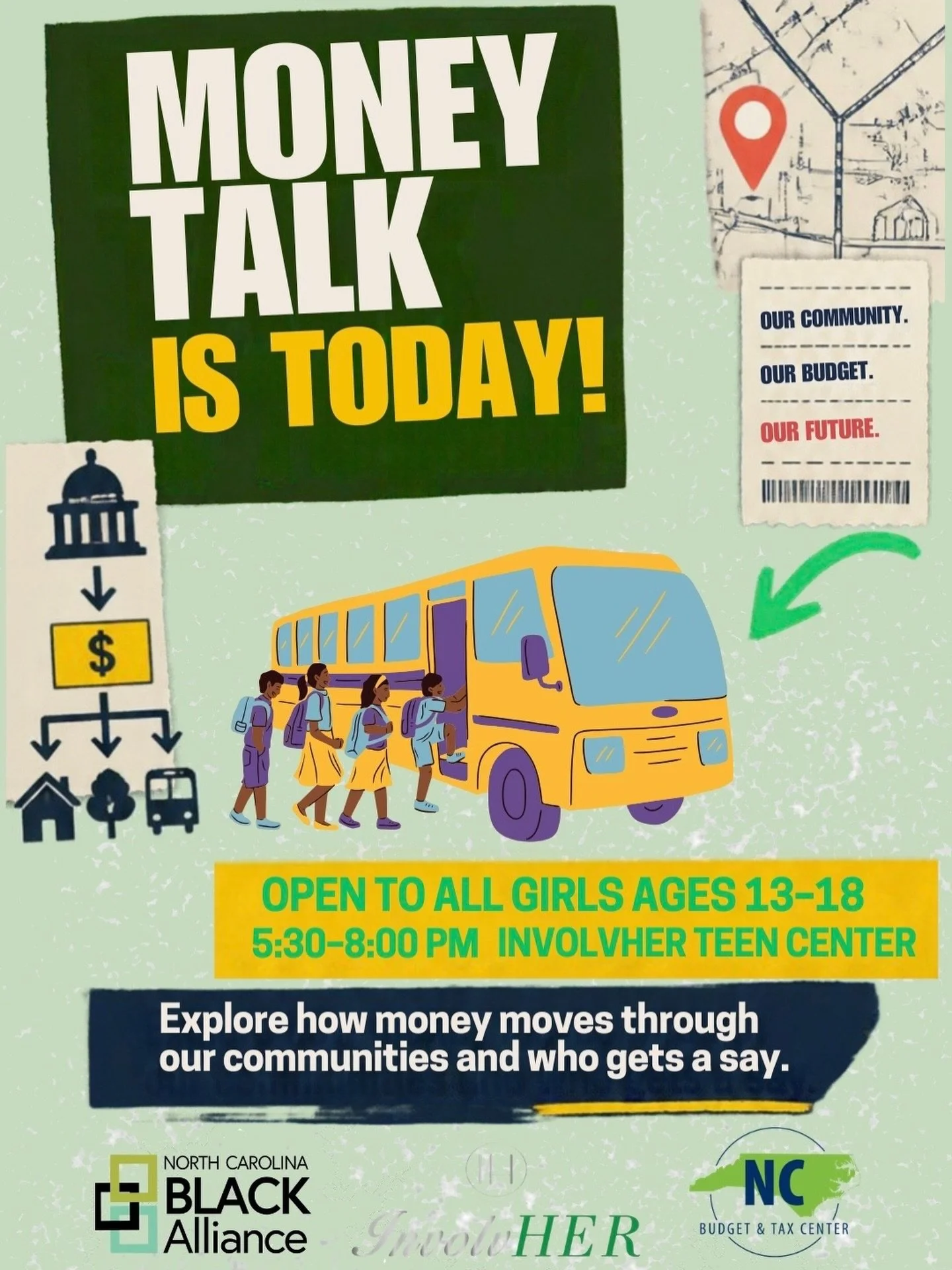 &ldquo;If it ain&rsquo;t the Money&hellip;.&rdquo; Y&rsquo;all know the rest! 💸🗣️

Tonight, we&rsquo;re hosting &ldquo;Money Talk&rdquo; an immersive learning experience where teens will build their understanding of the power of voting, budgets, an