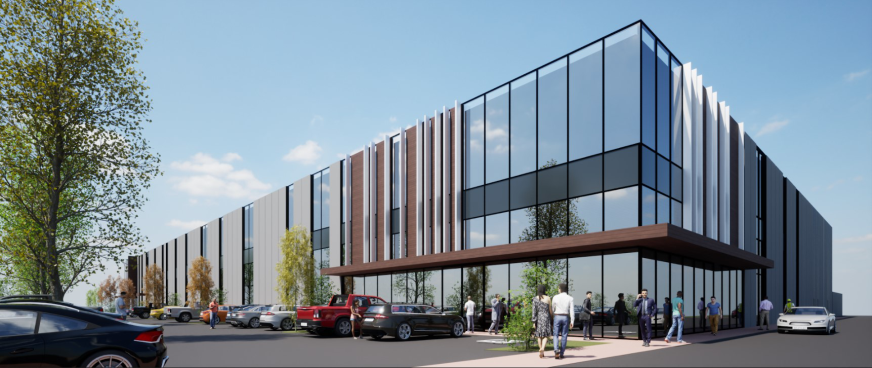 Modern logistics and distribution center
