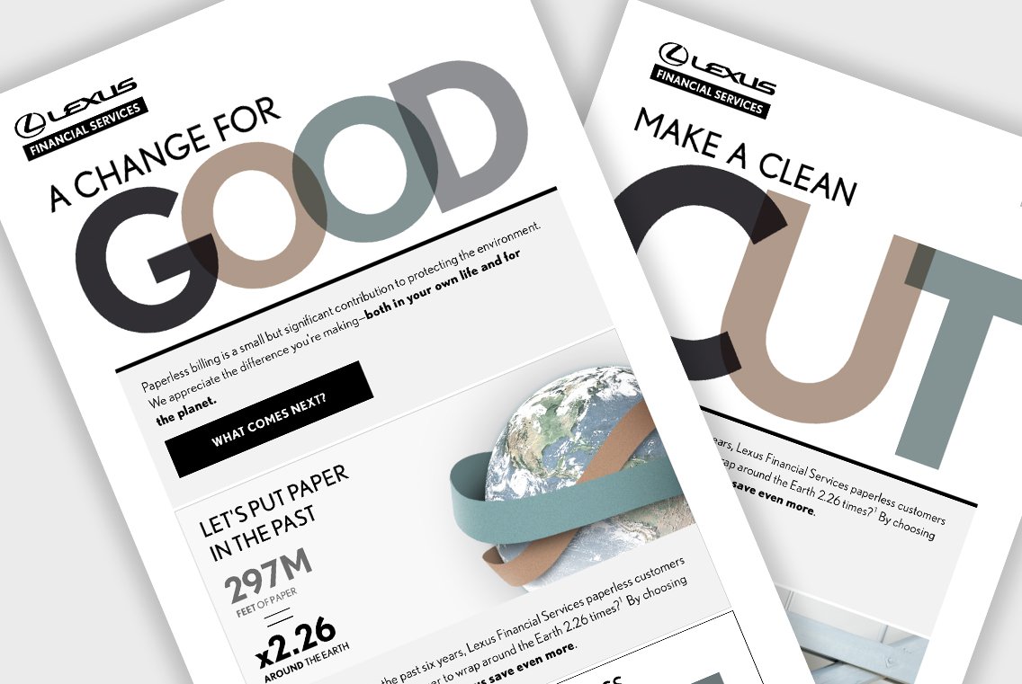 Lexus Paperless Billing Emails