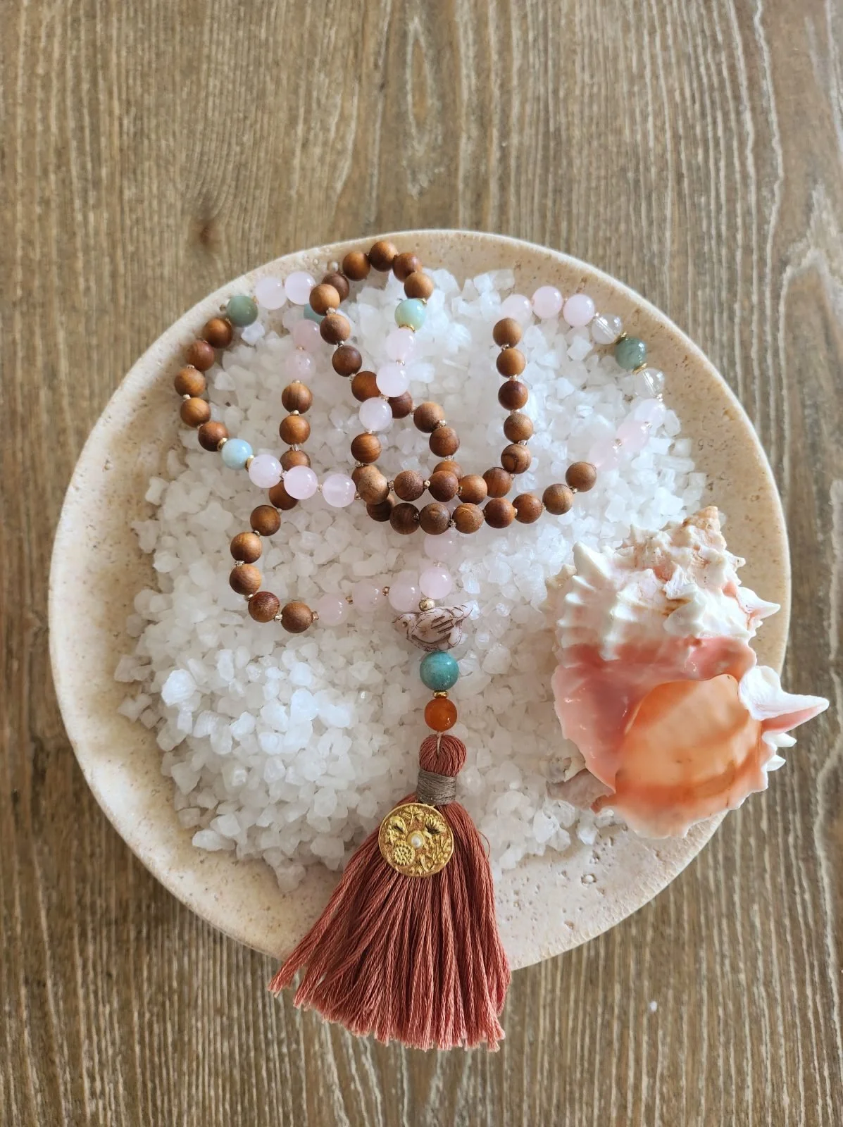 Aphrodite Devotional Mala Necklace 8mm