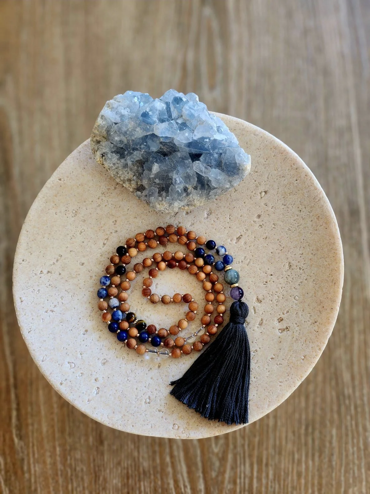 Archangel Devotional Mala Necklace 6mm