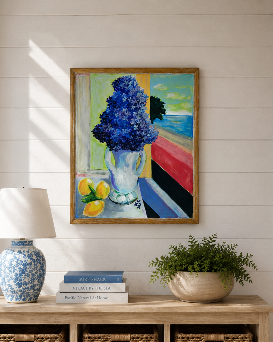 Hydrangeas By The Sea