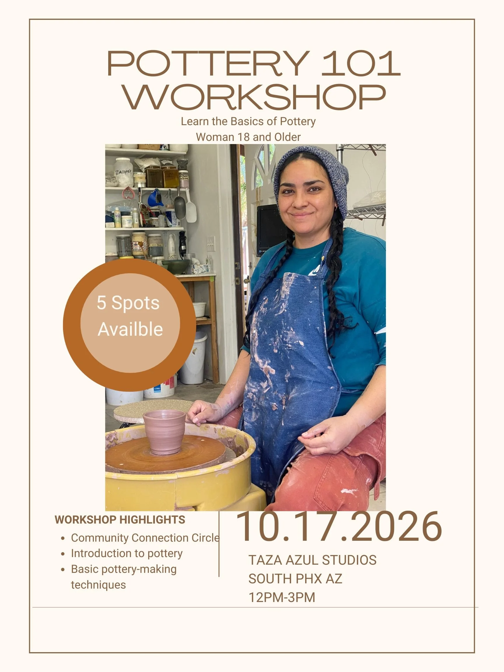 woman pottery 101