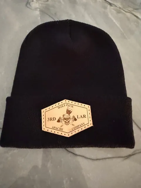 Apache Company (Current) Leather Patch Beanie black.png