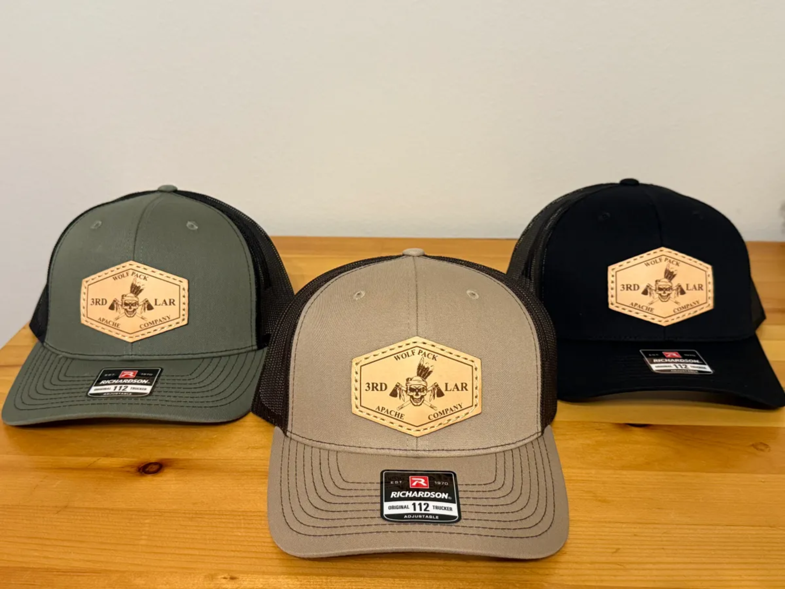 Apache Company Leather Patch Hat - Current