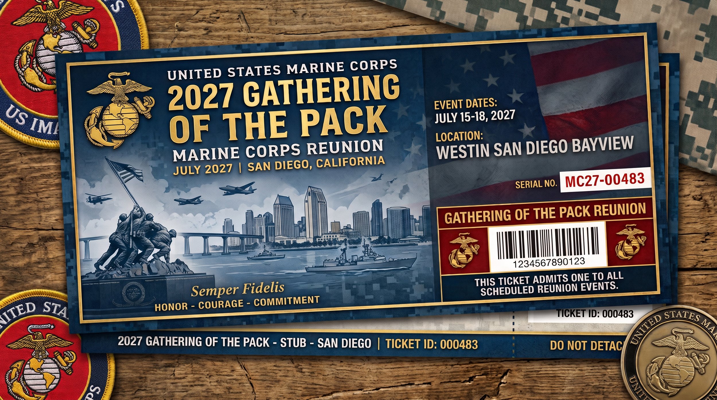 1 Ticket: 2027 Wolfpack Reunion - San Diego