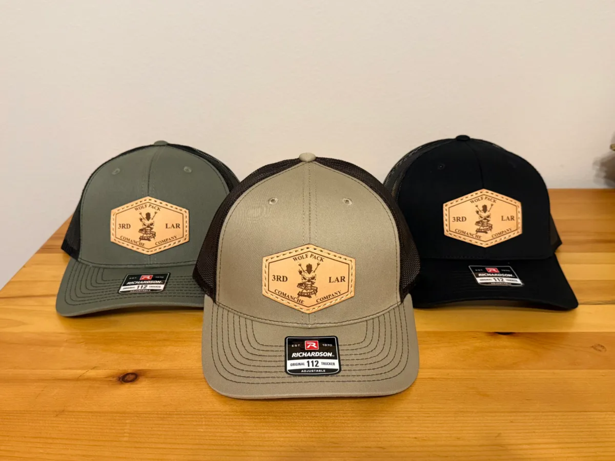Comanche Company Leather Patch Hat