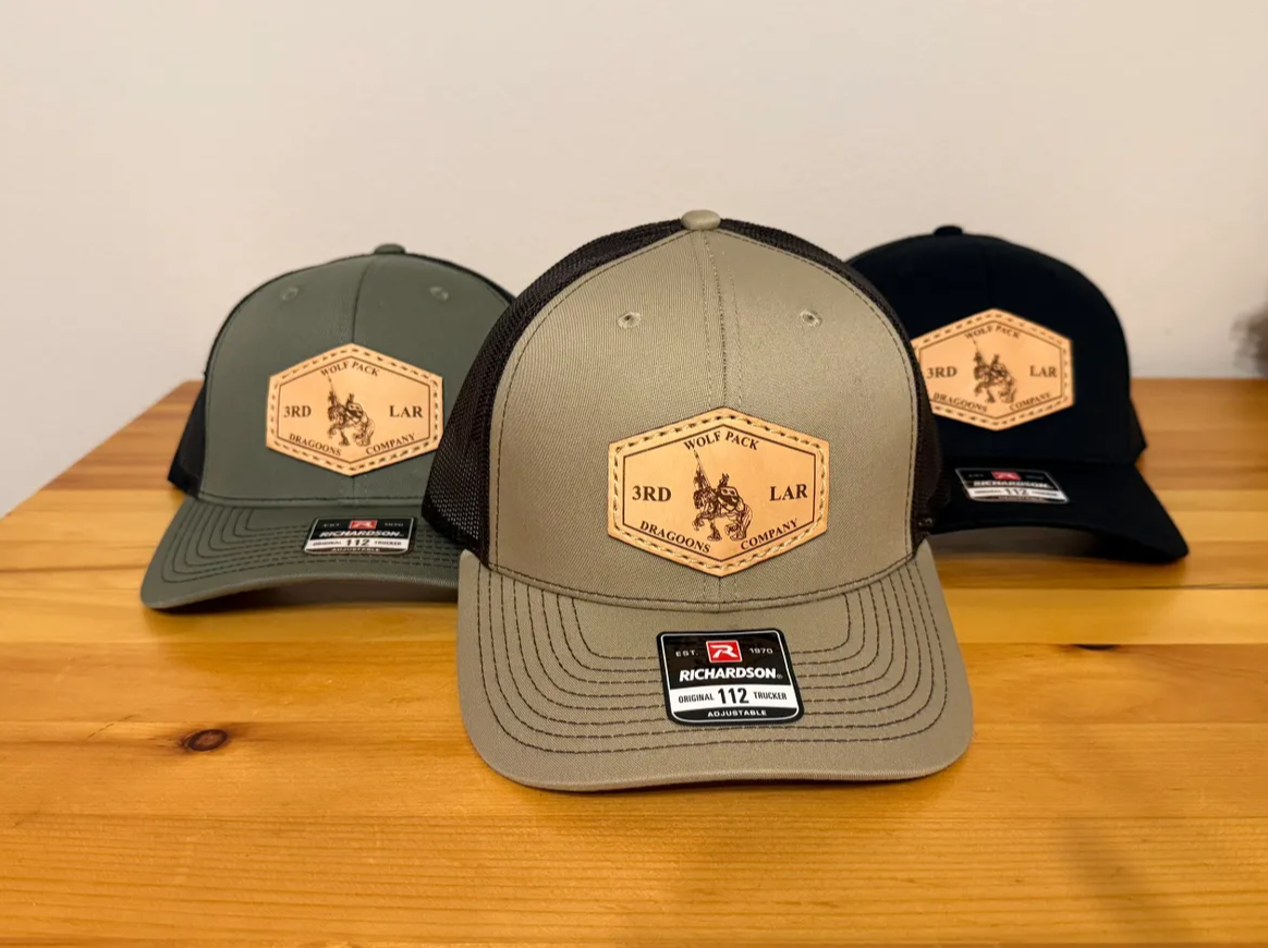 Dragoons Company Leather Patch Hat