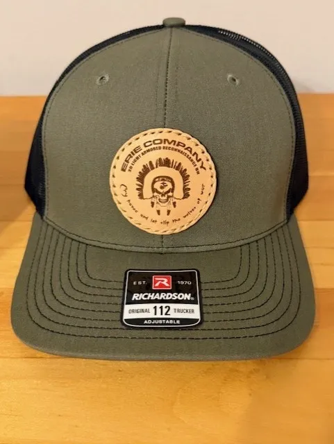 Erie Company Leather Patch Hat green.png