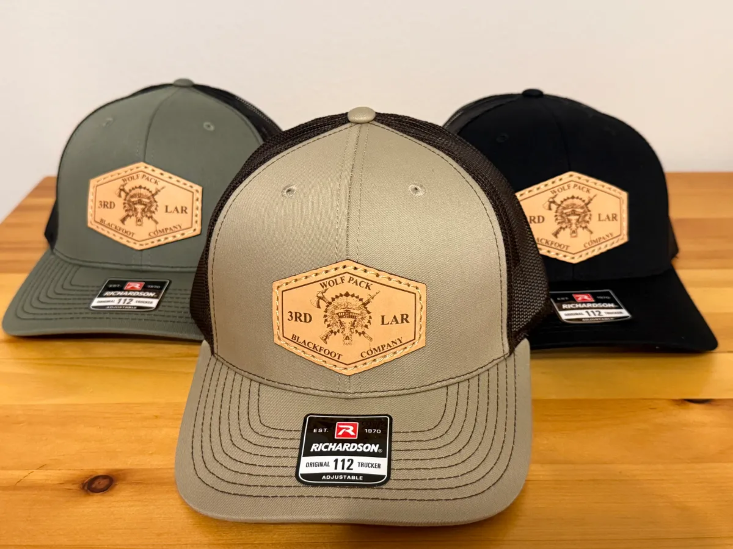 Blackfoot Company Leather Patch Hat