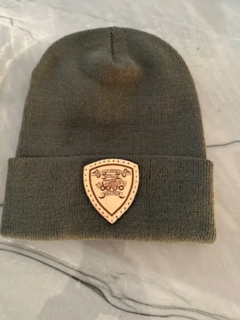 LAI Leather Patch Beanie green.png