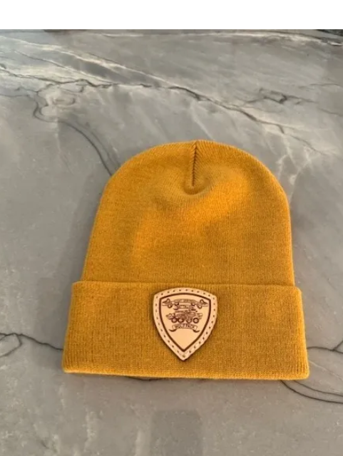LAI Leather Patch Beanie camel.png