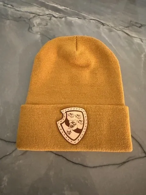 LAR Leather Patch Beanie camel.png