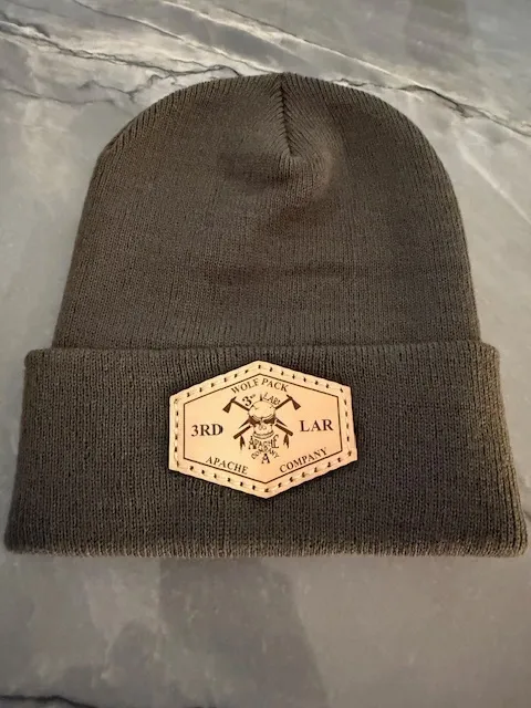 Apache Company (Legacy) Leather Patch Beanie