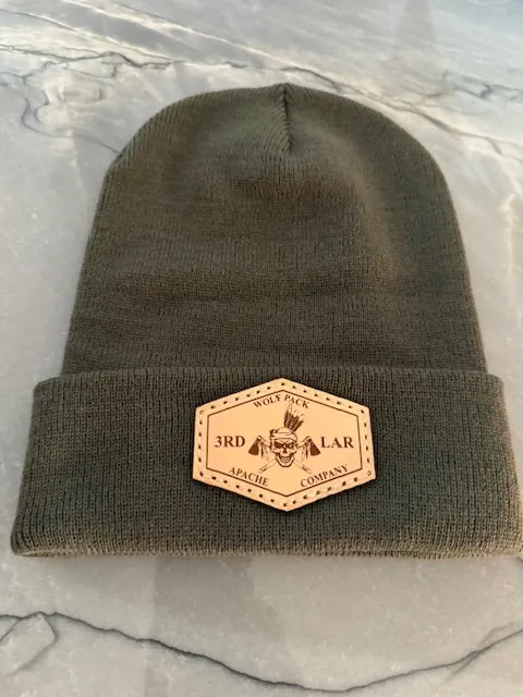 Apache Company (Current) Leather Patch Beanie