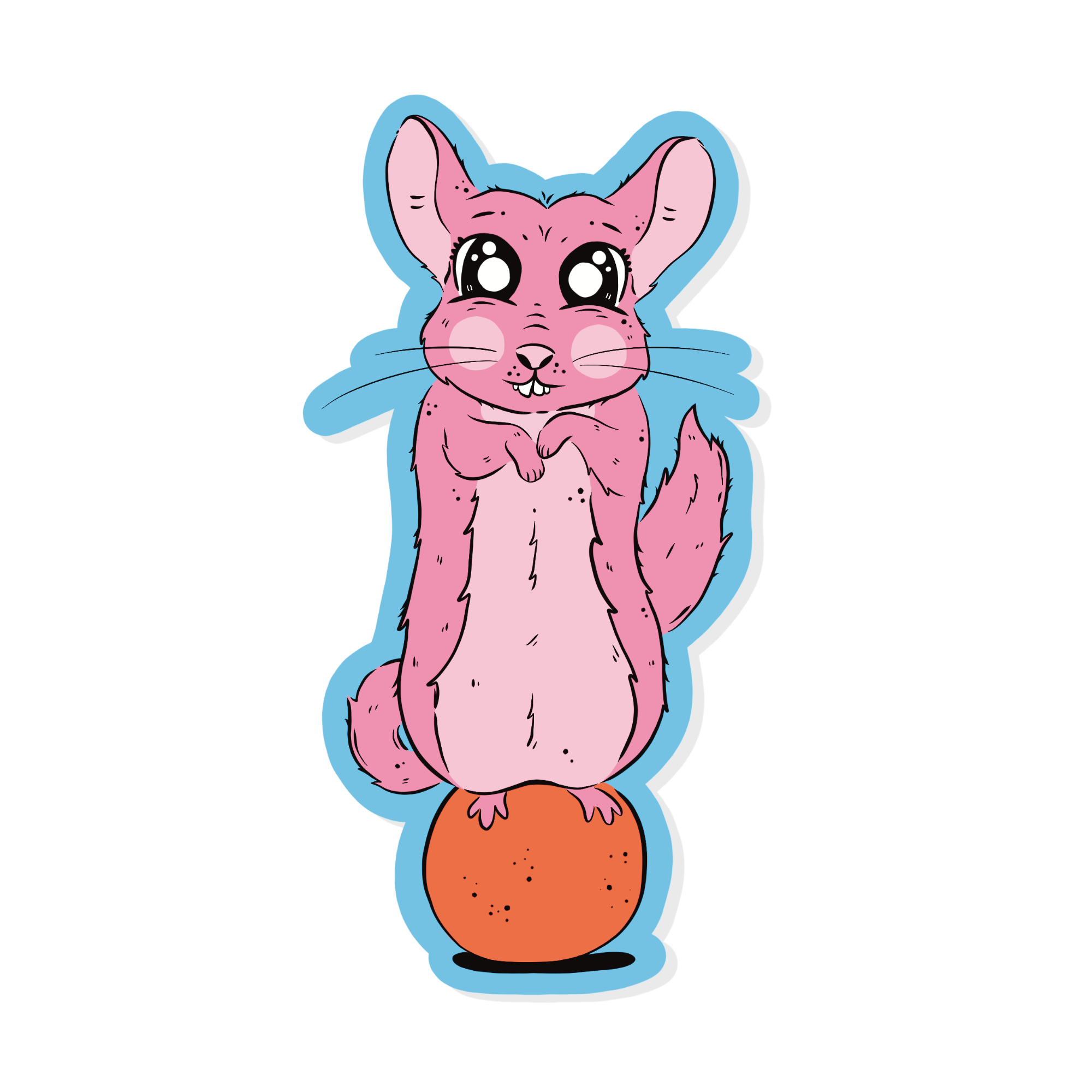 Chinchilla Sticker
