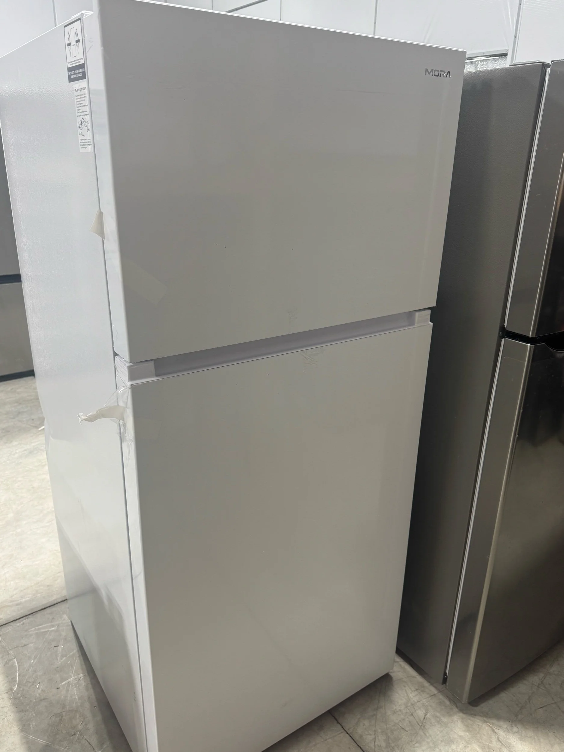 Mora 18 cu. ft. Top Mount Refrigerator – New –