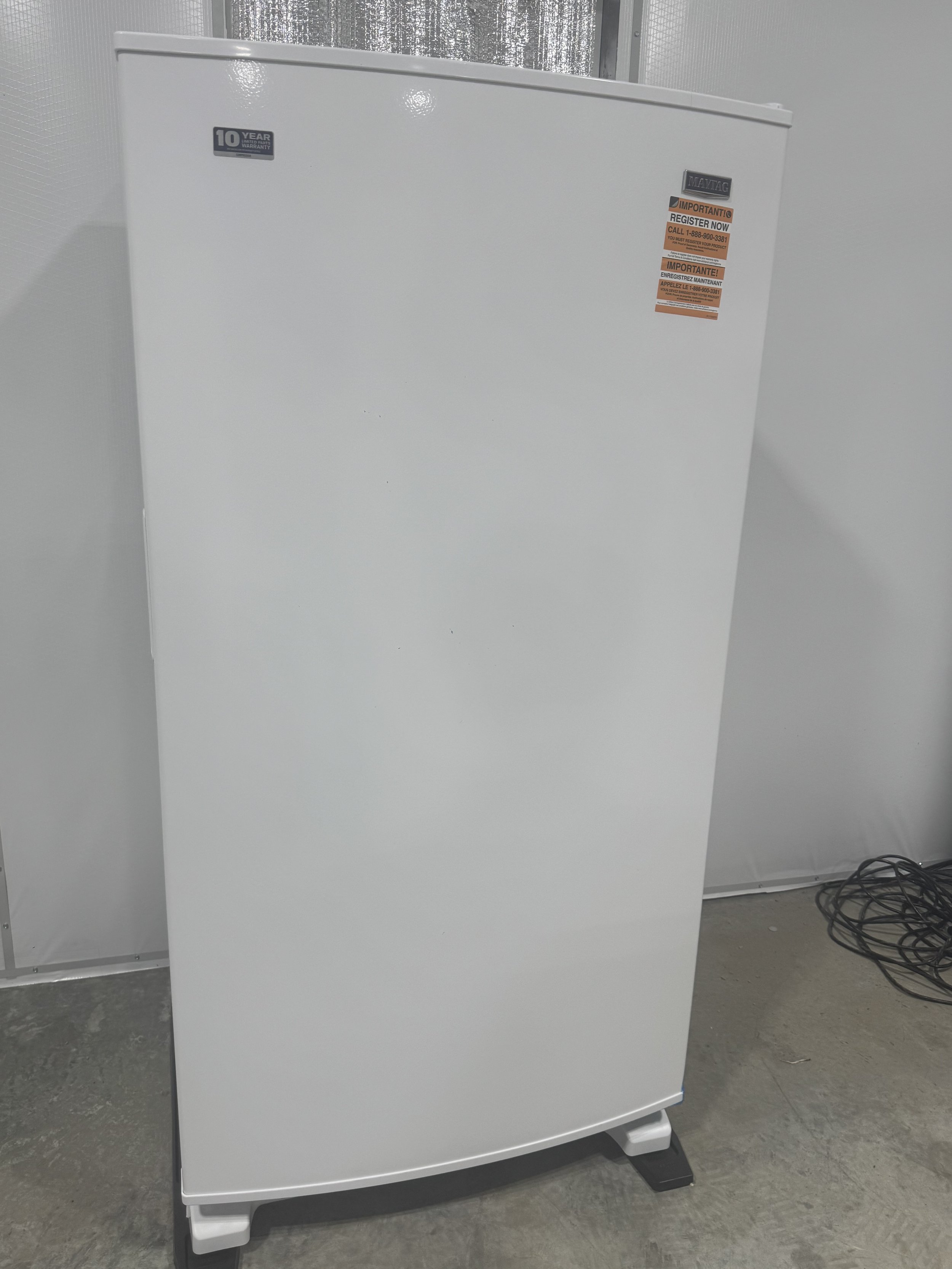 Maytag 20 Cu. Ft. Upright Freezer — White