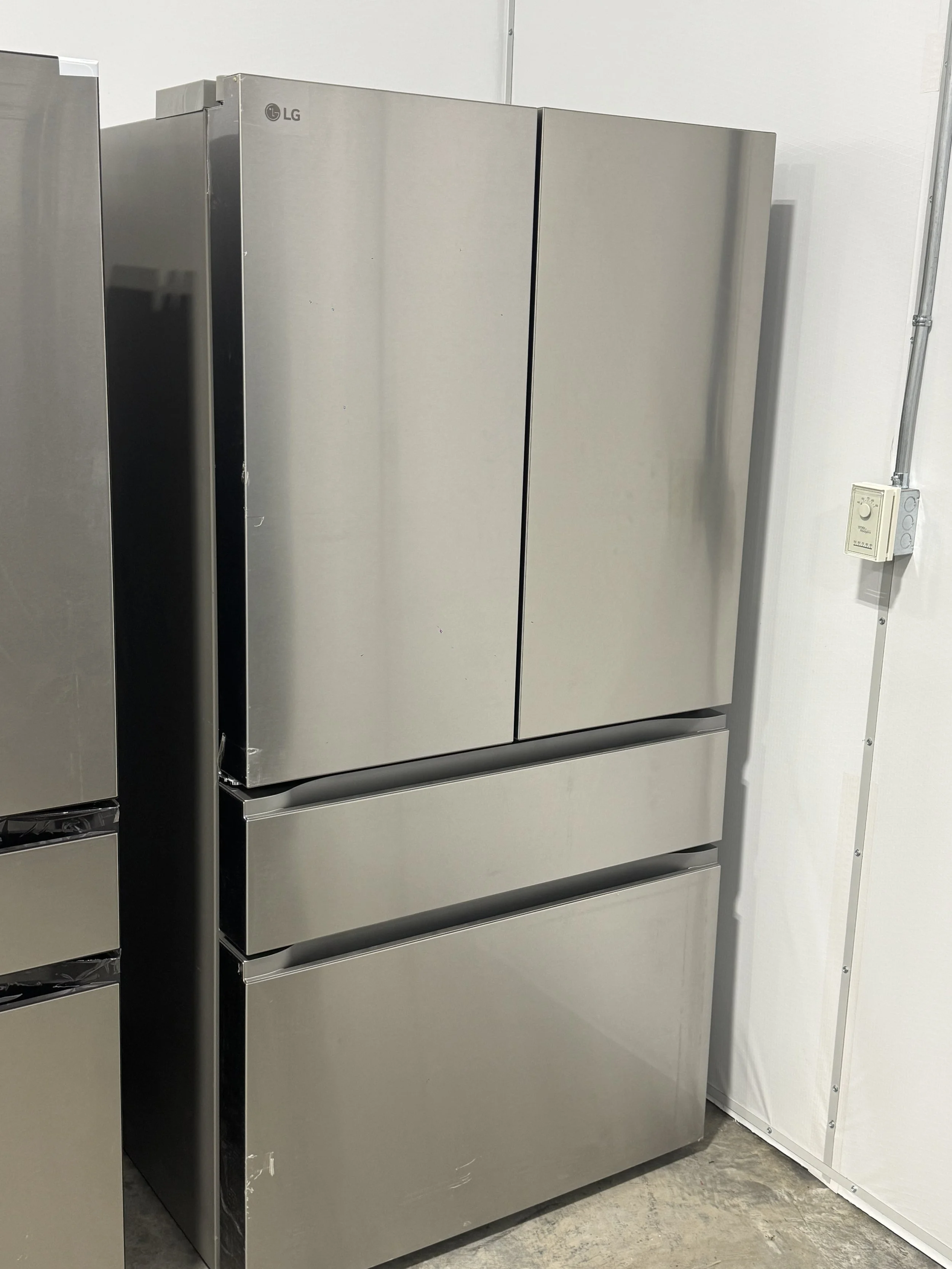 LG 30 Cu. Ft. Smart Standard-Depth French Door Refrigerator — Stainless Steel