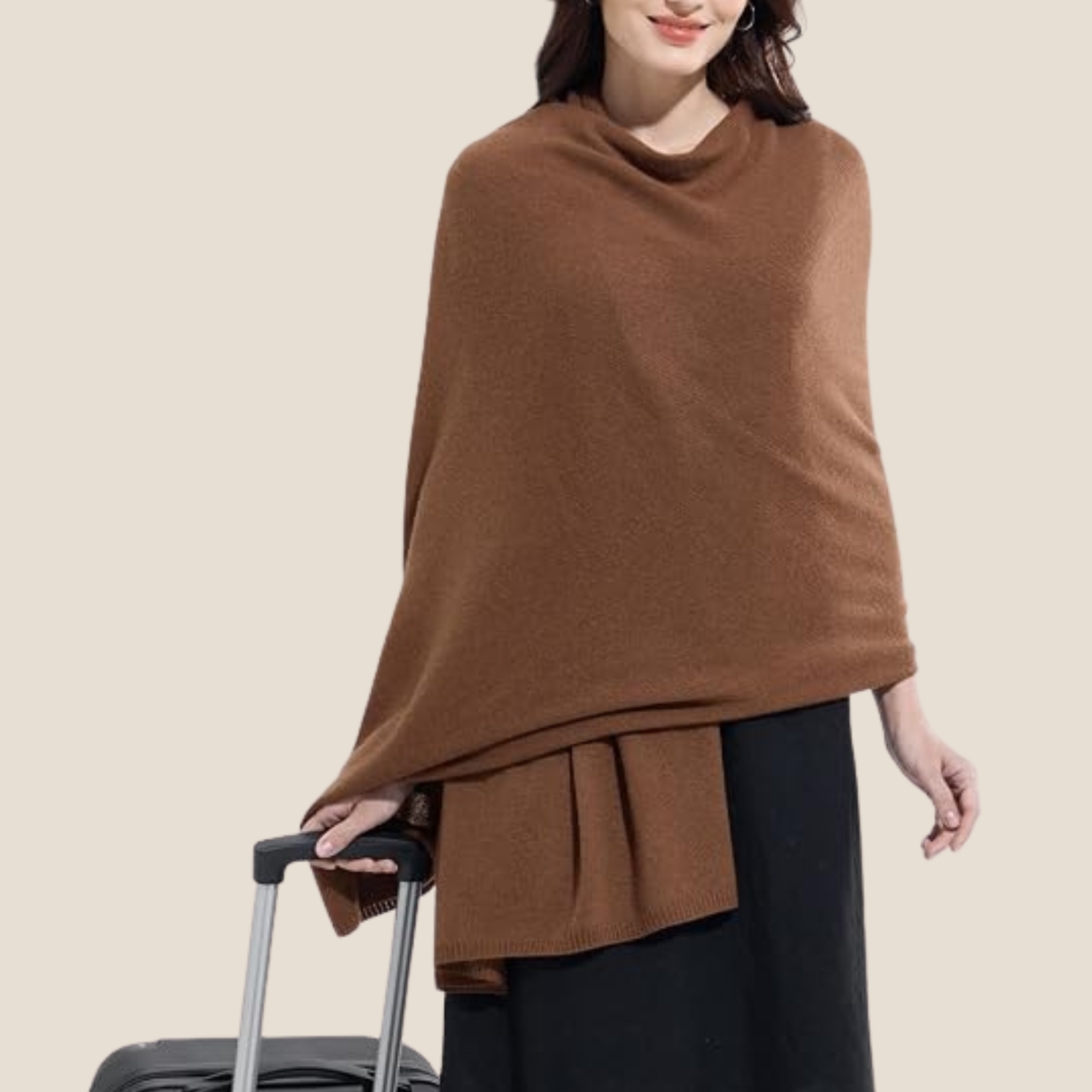 Cashmere travel wrap