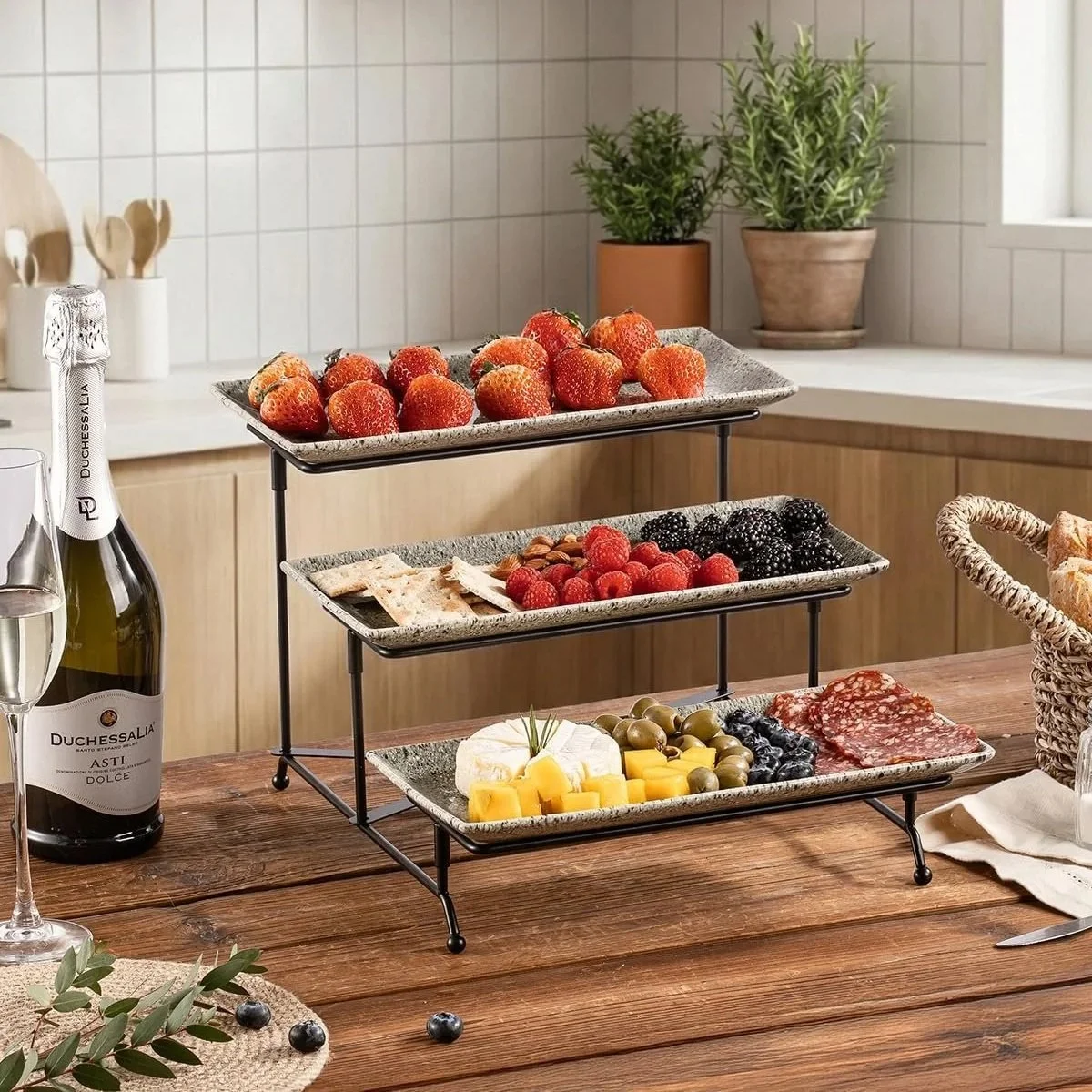 LAUCHUH 3-Tier Serving Stand ~$30