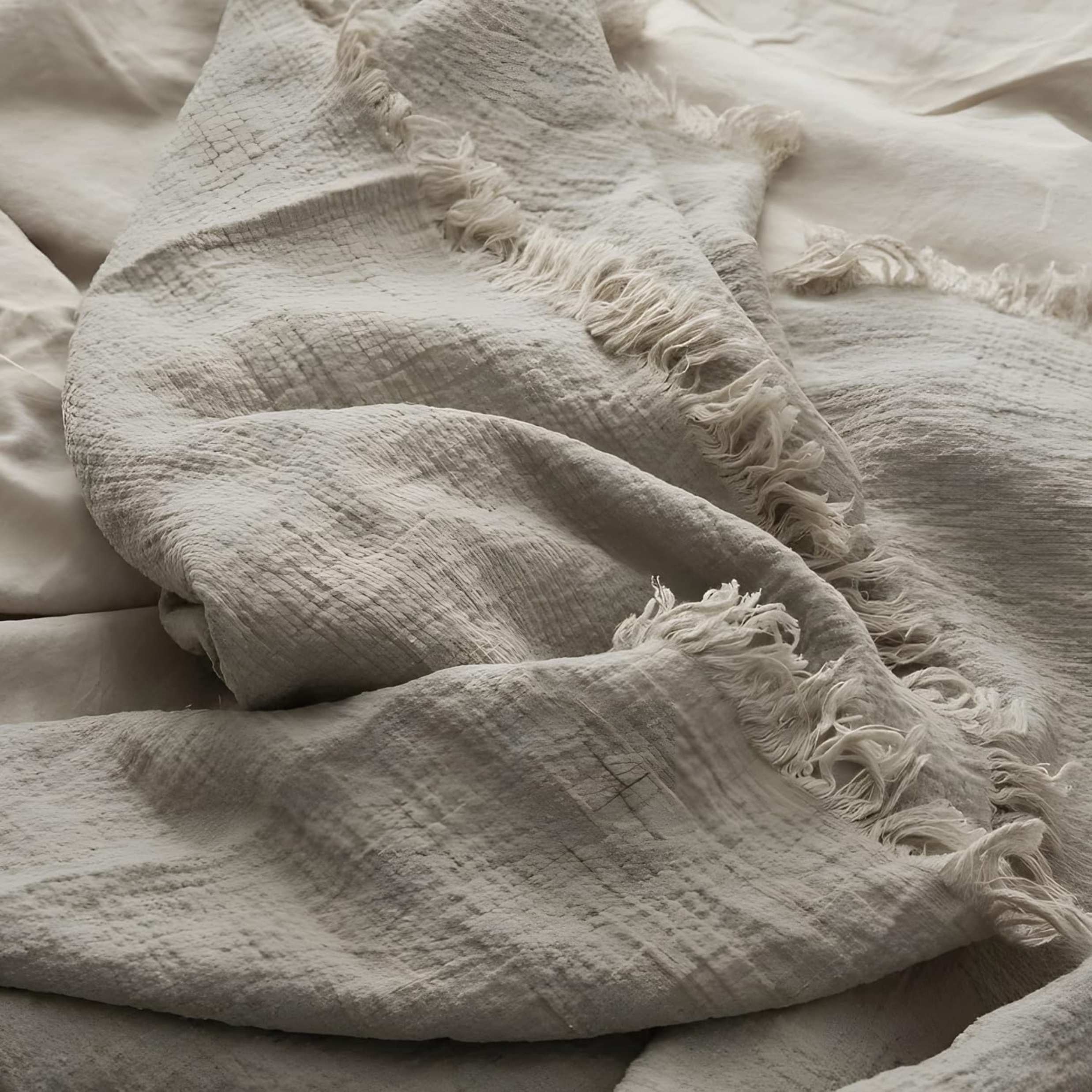 100% Pure Linen Throw