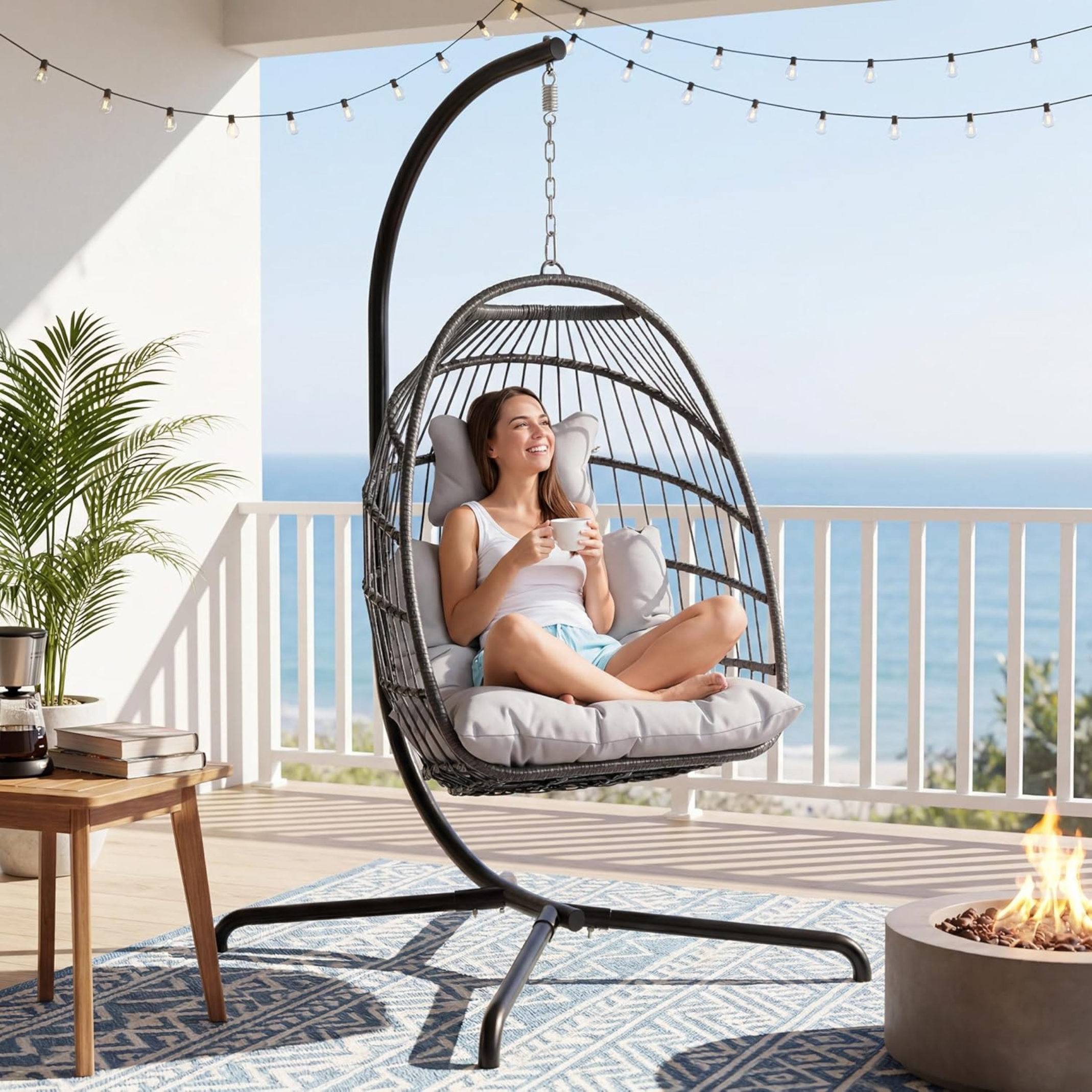 NICESOUL Hanging Egg Chair ~$109
