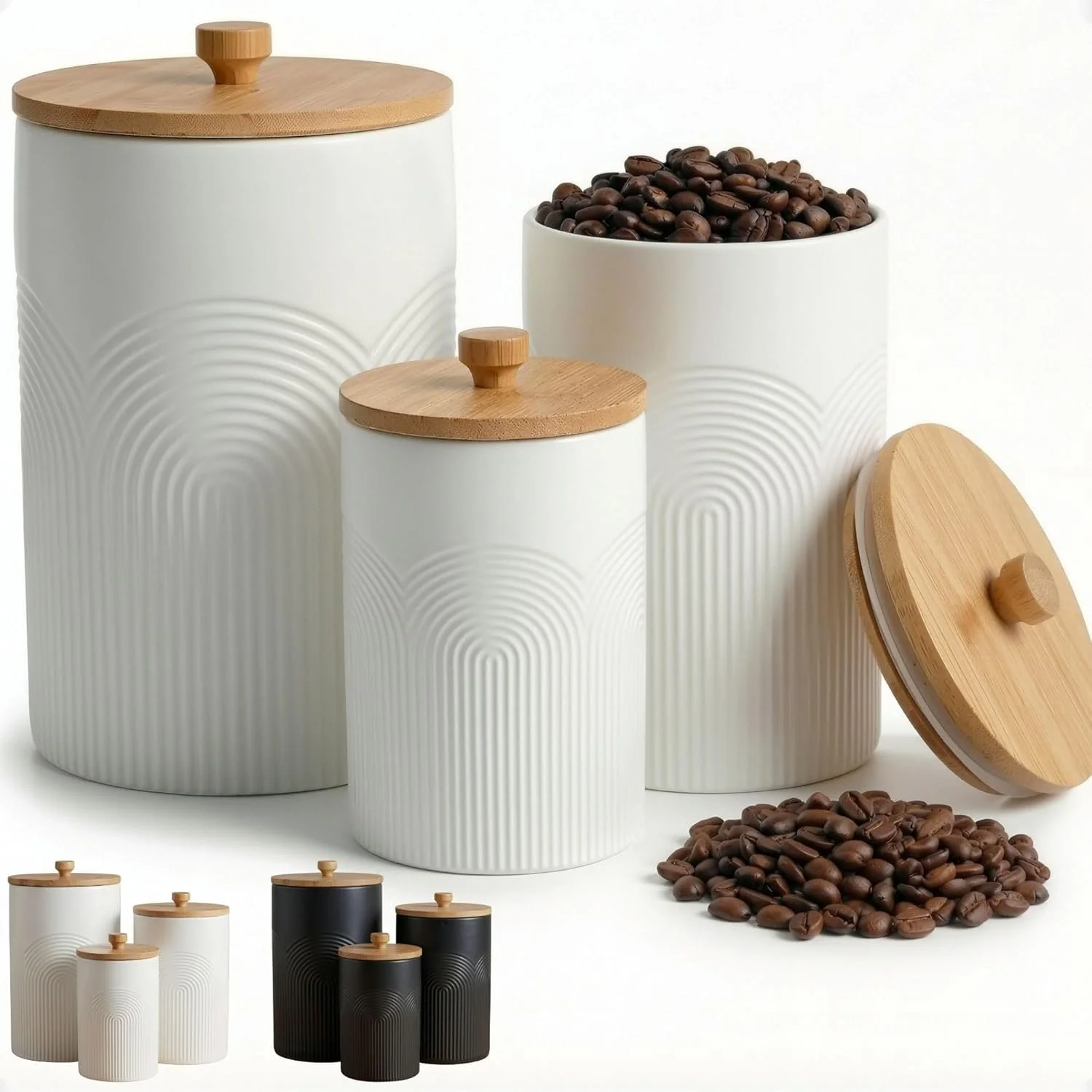Ceramic Canister Set ~$39
