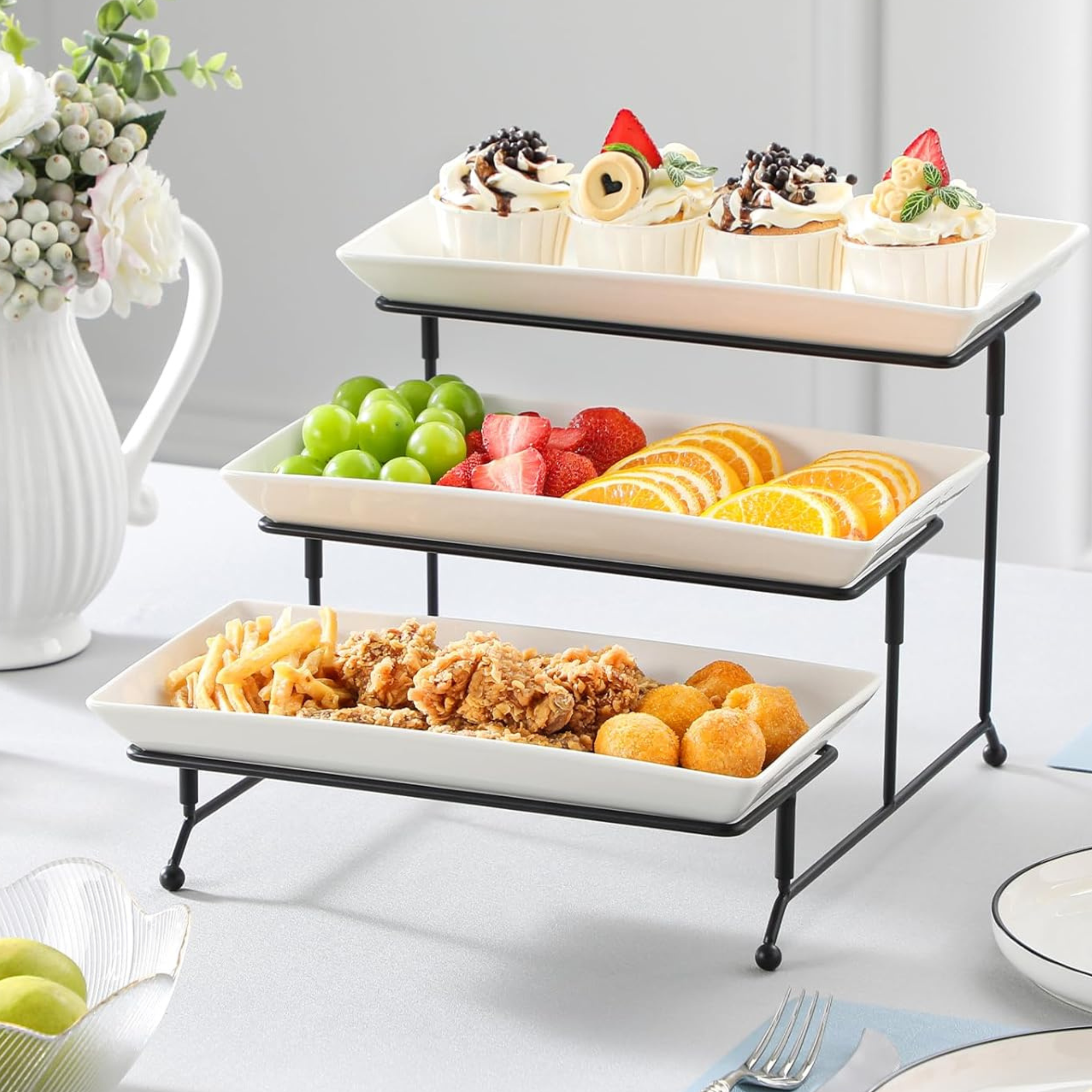 3-tier serving stand