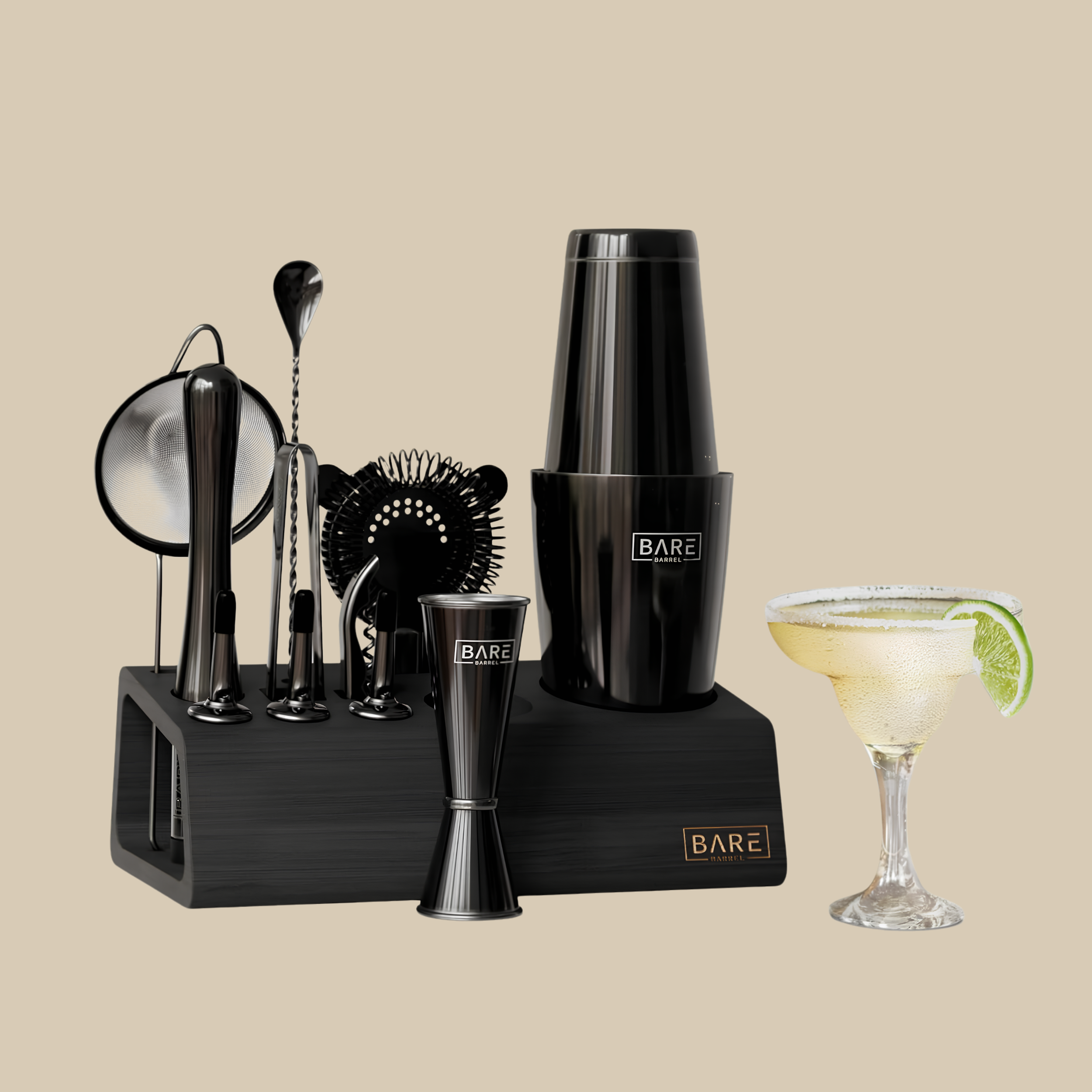 Barrel Cocktail Tool Set