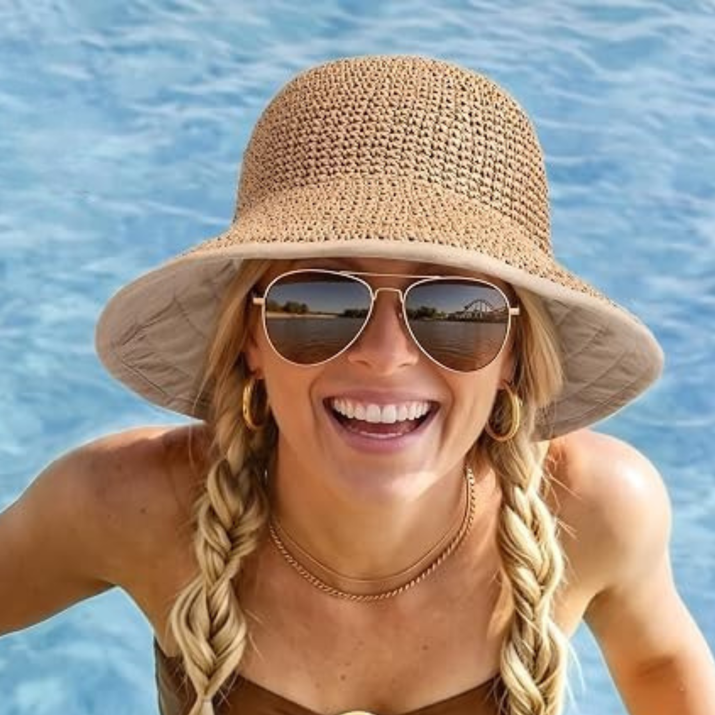 Packable Straw Hat 