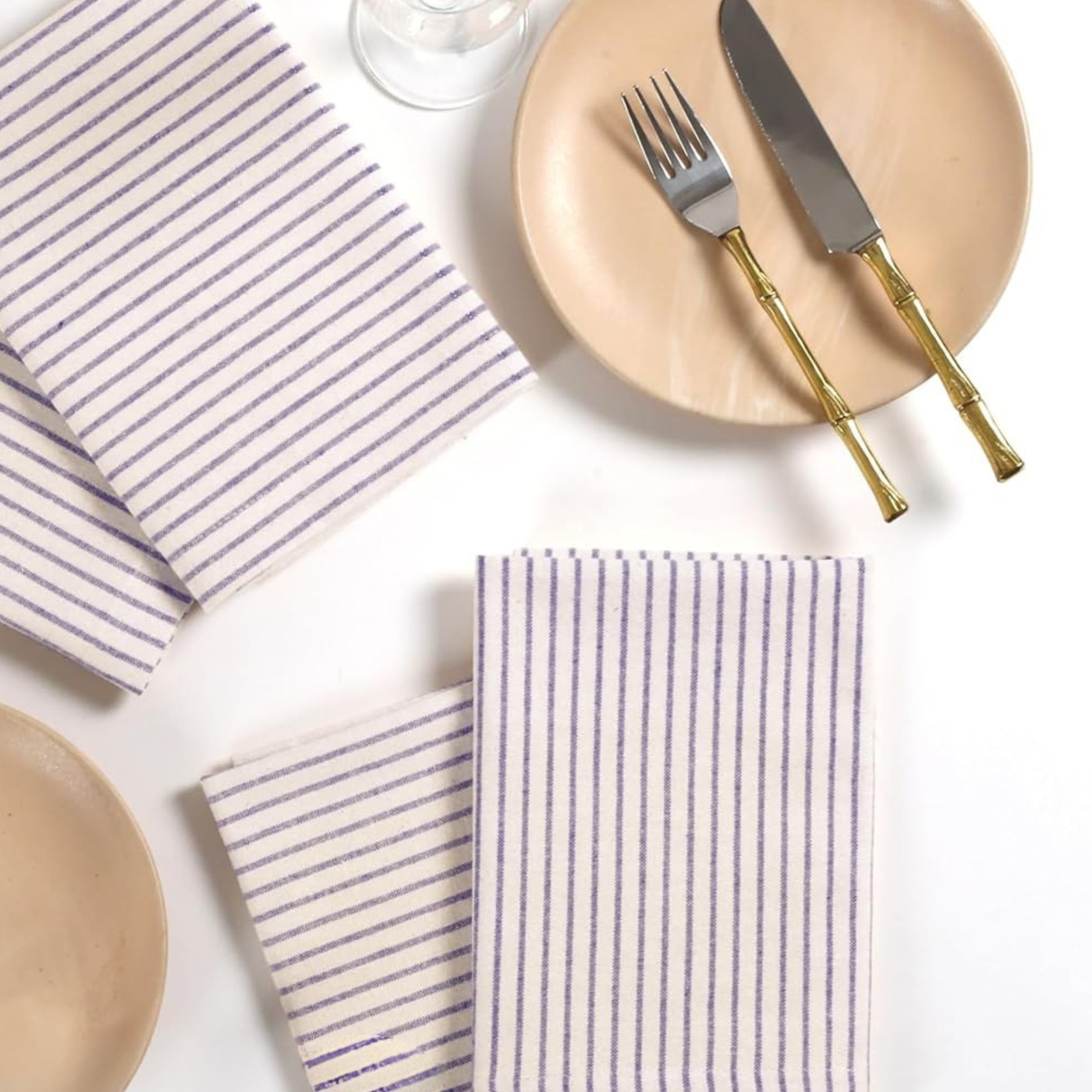 Striped Cotton Napkins