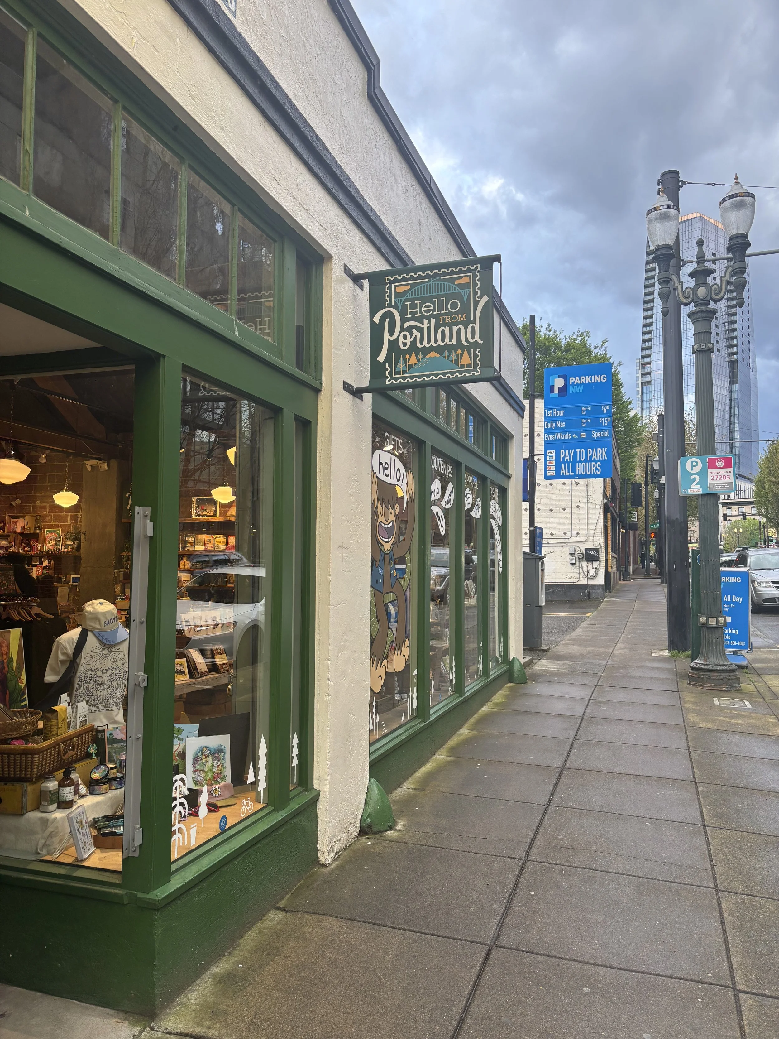 Join Stay By The Book for shopping in the heart of Portland where you will find charming stores filled with vibrant art, unique merchandise, and memorable souvenirs.