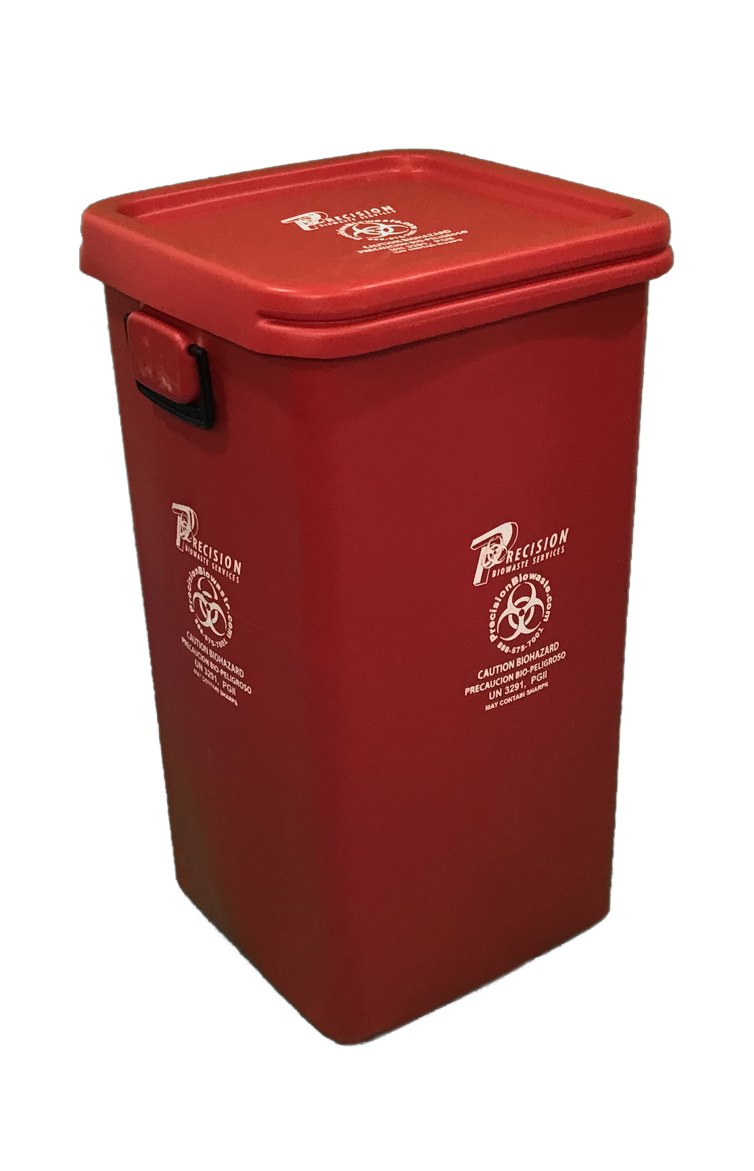 38 Gallon Biohazardous Red Bag Medical Waste Container