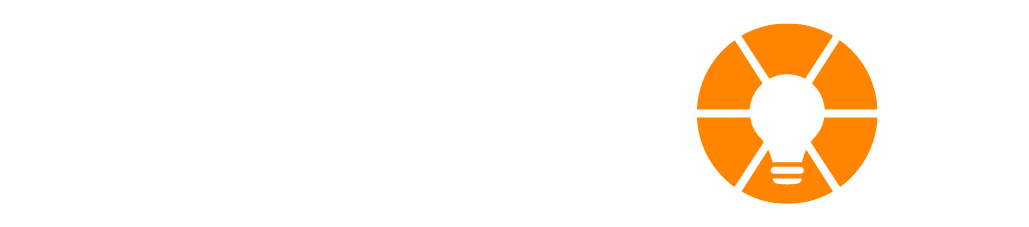 Logo combining the numbers 20 and 20 with the word 'EOS', where the letter 'O' is styled as a light bulb icon with orange accents.