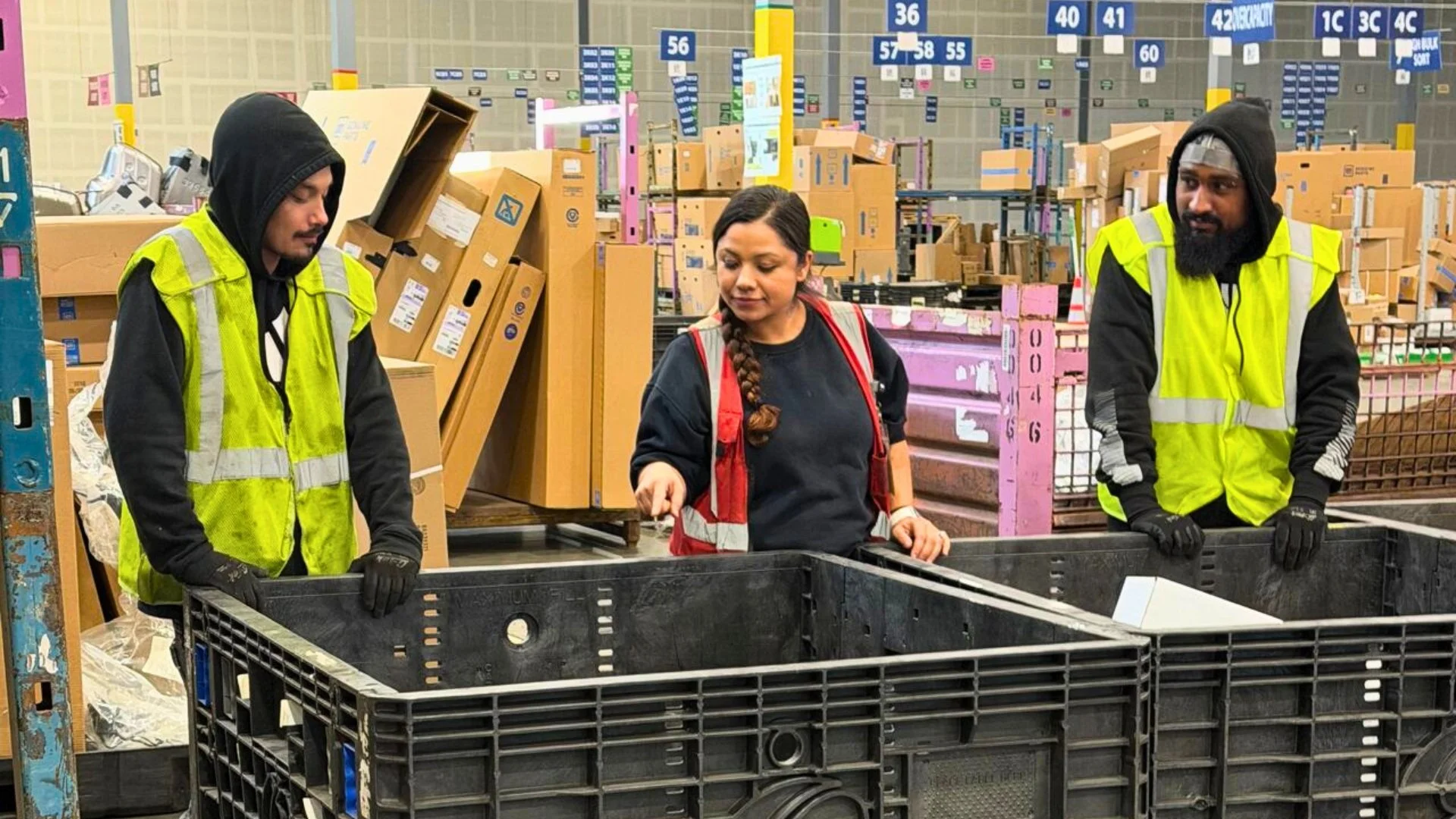 DNA Logistix warehouse team coordinating inventory at a national 3PL fulfillment center.