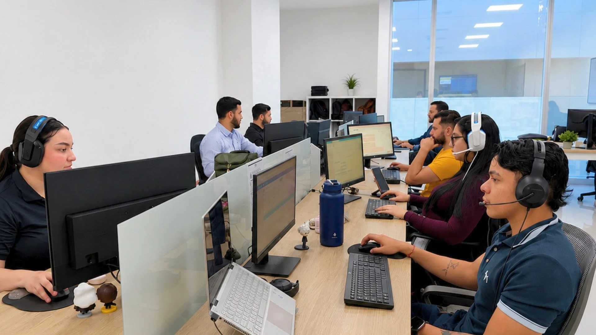 The DNA Logistix Operations Support Center team in Barranquilla, Colombia, supporting the company's nationwide 3PL warehousing and transportation operations.