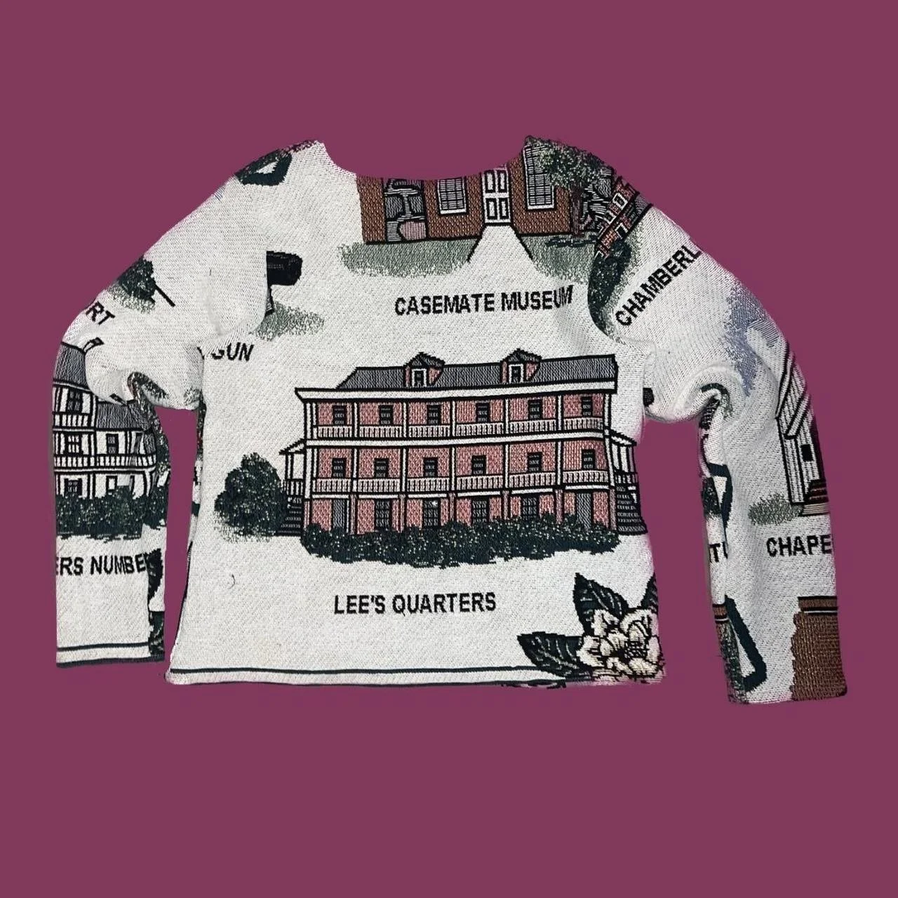 Brick house tapestry blanket jacket